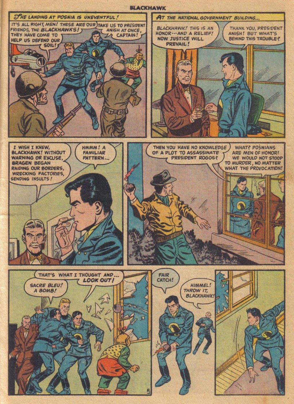 Read online Blackhawk (1957) comic -  Issue #27 - 7