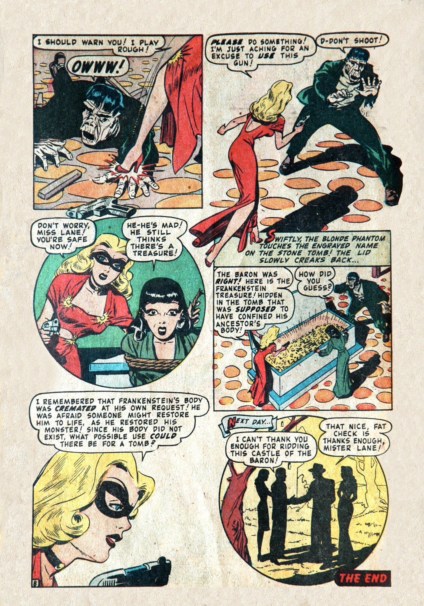 Read online Blonde Phantom Comics comic -  Issue #14 - 10
