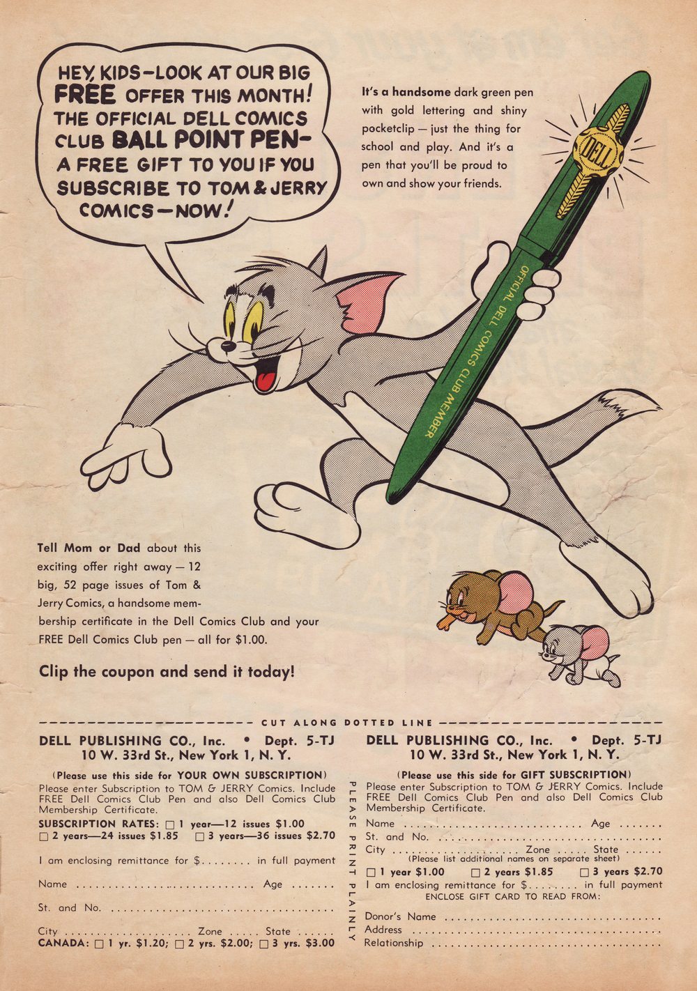 Read online Tom & Jerry Comics comic -  Issue #106 - 51