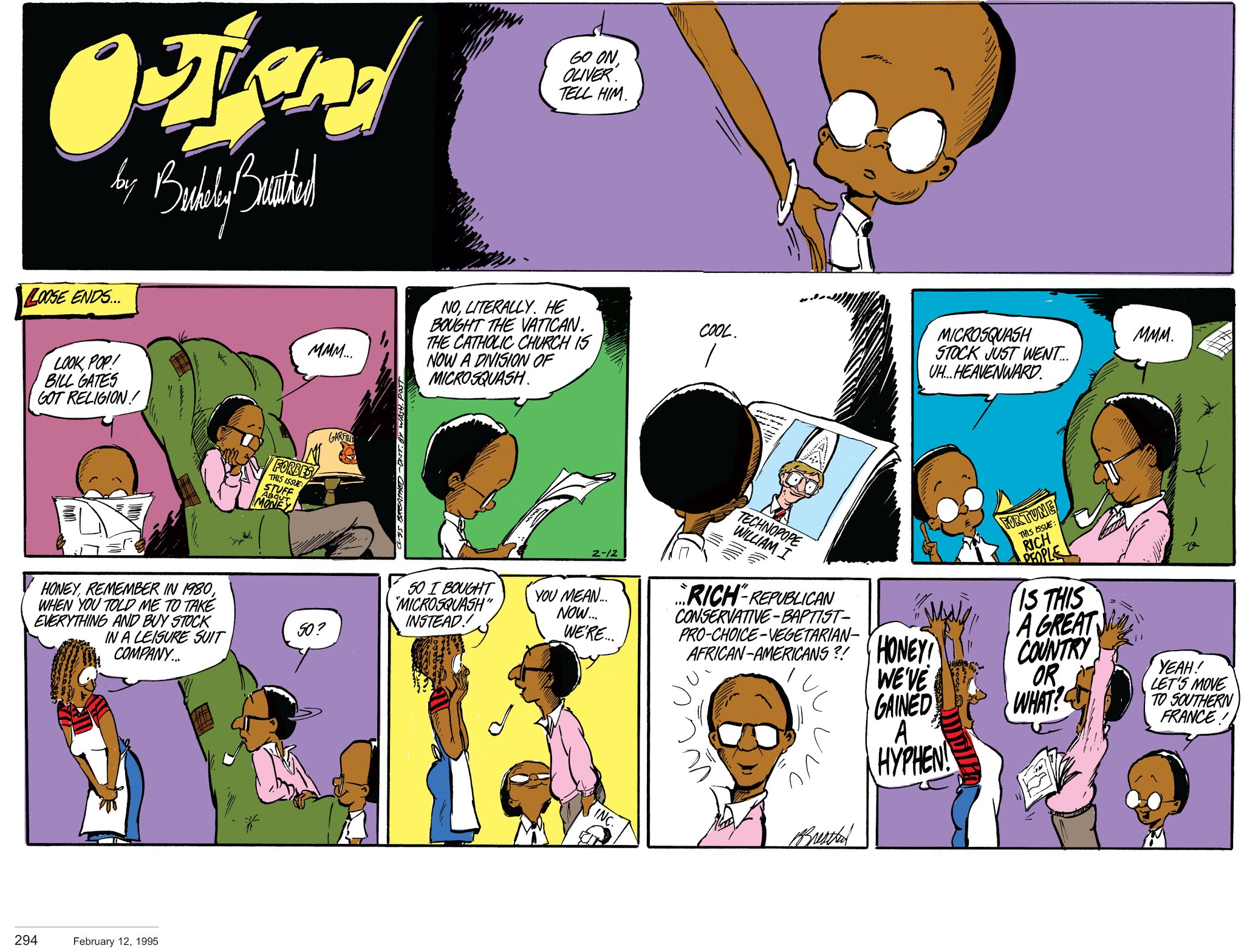 Read online Berkeley Breathed’s Outland comic -  Issue # TPB (Part 3) - 95