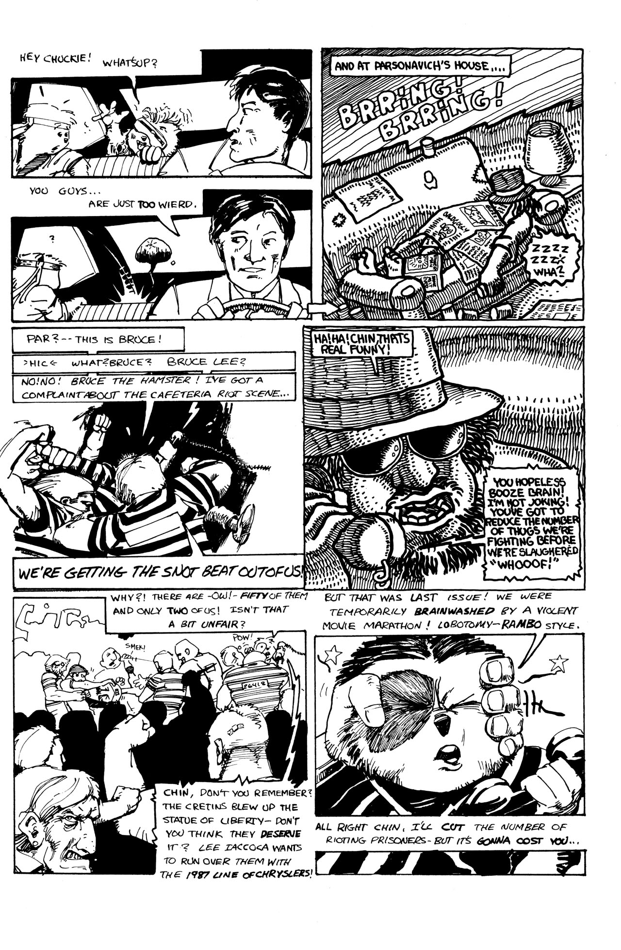 Read online Adolescent Radioactive Black Belt Hamsters comic -  Issue #3 - 23