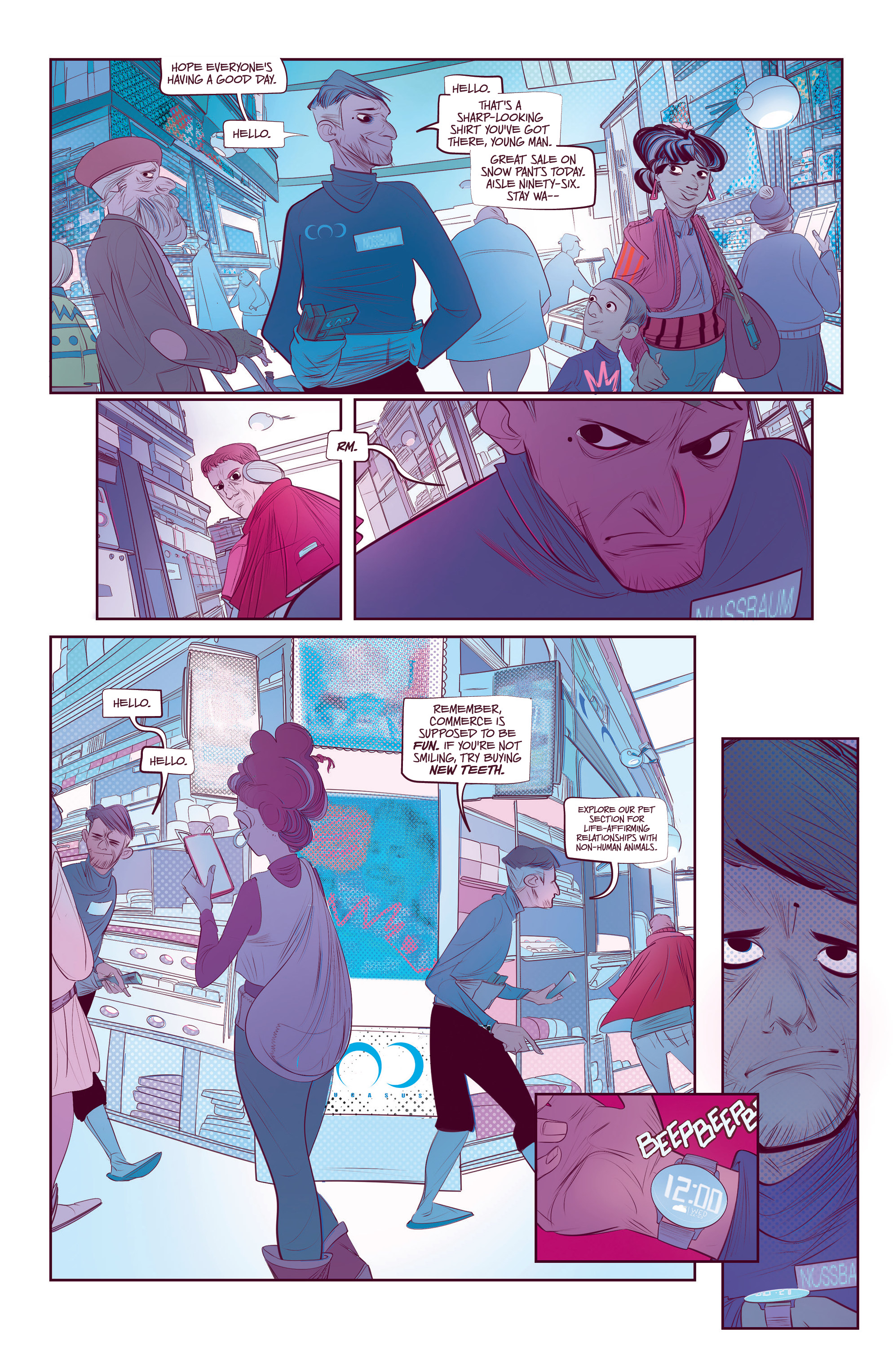 Read online Shoplifters Will Be Liquidated comic -  Issue #1 - 8