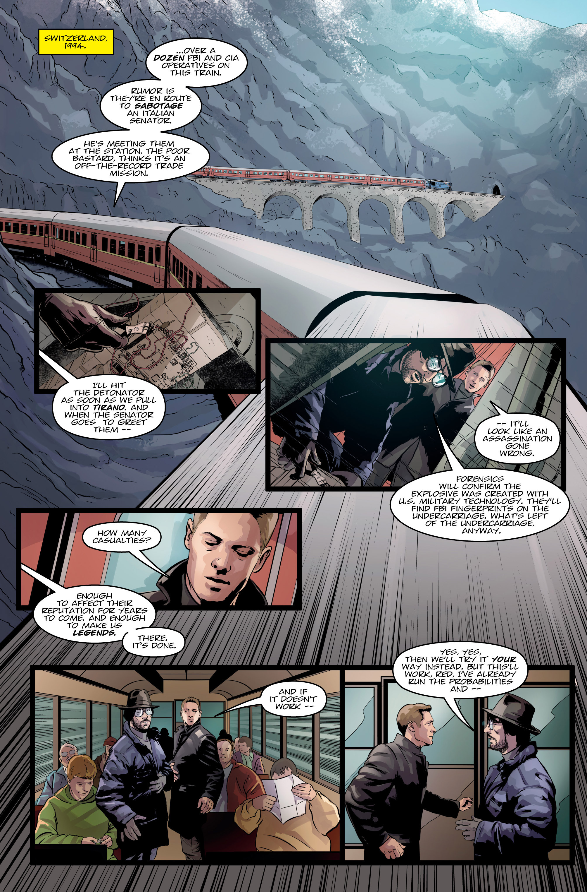 Read online The Blacklist comic -  Issue #4 - 19