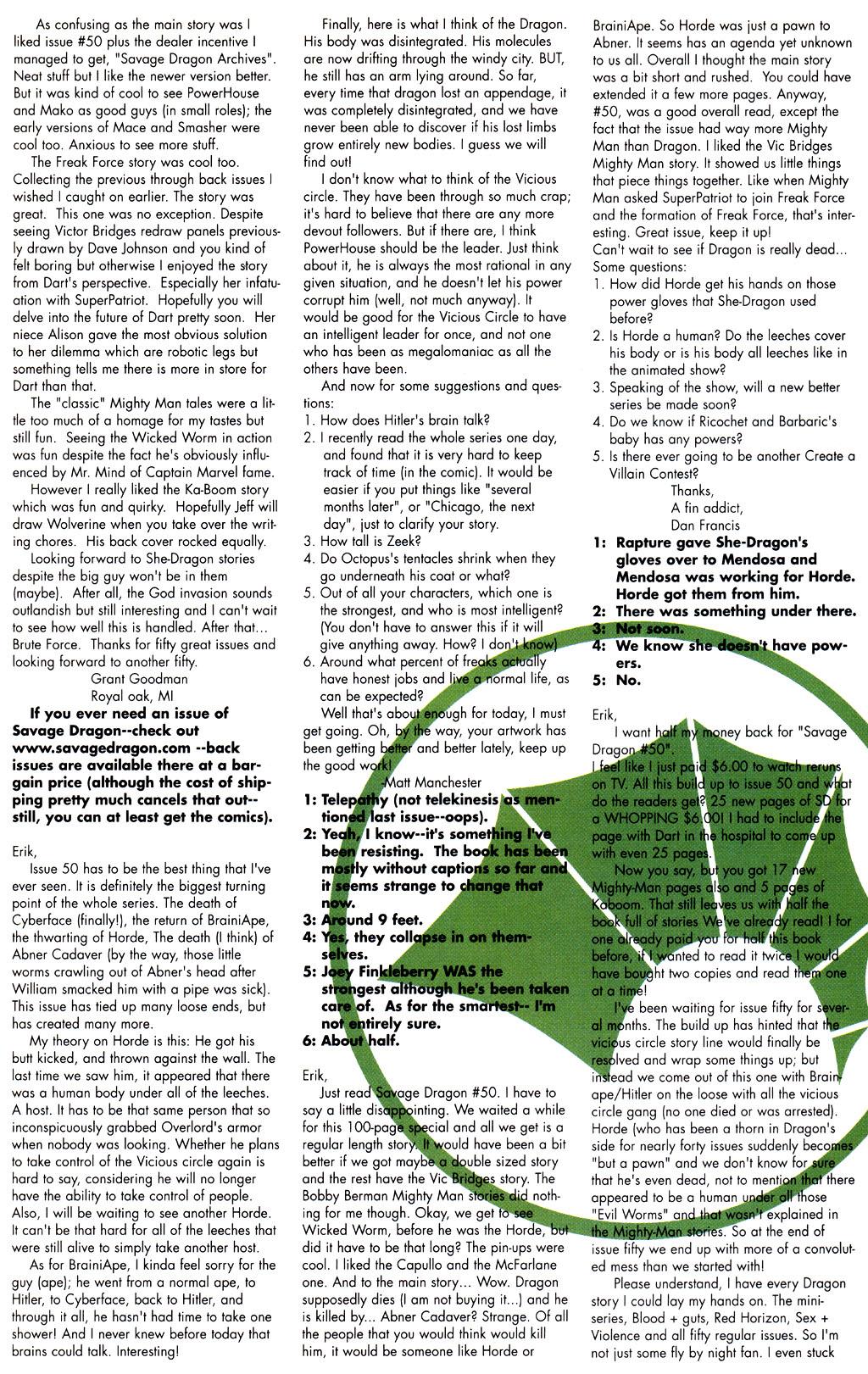 The Savage Dragon (1993) Issue #52 #55 - English 25