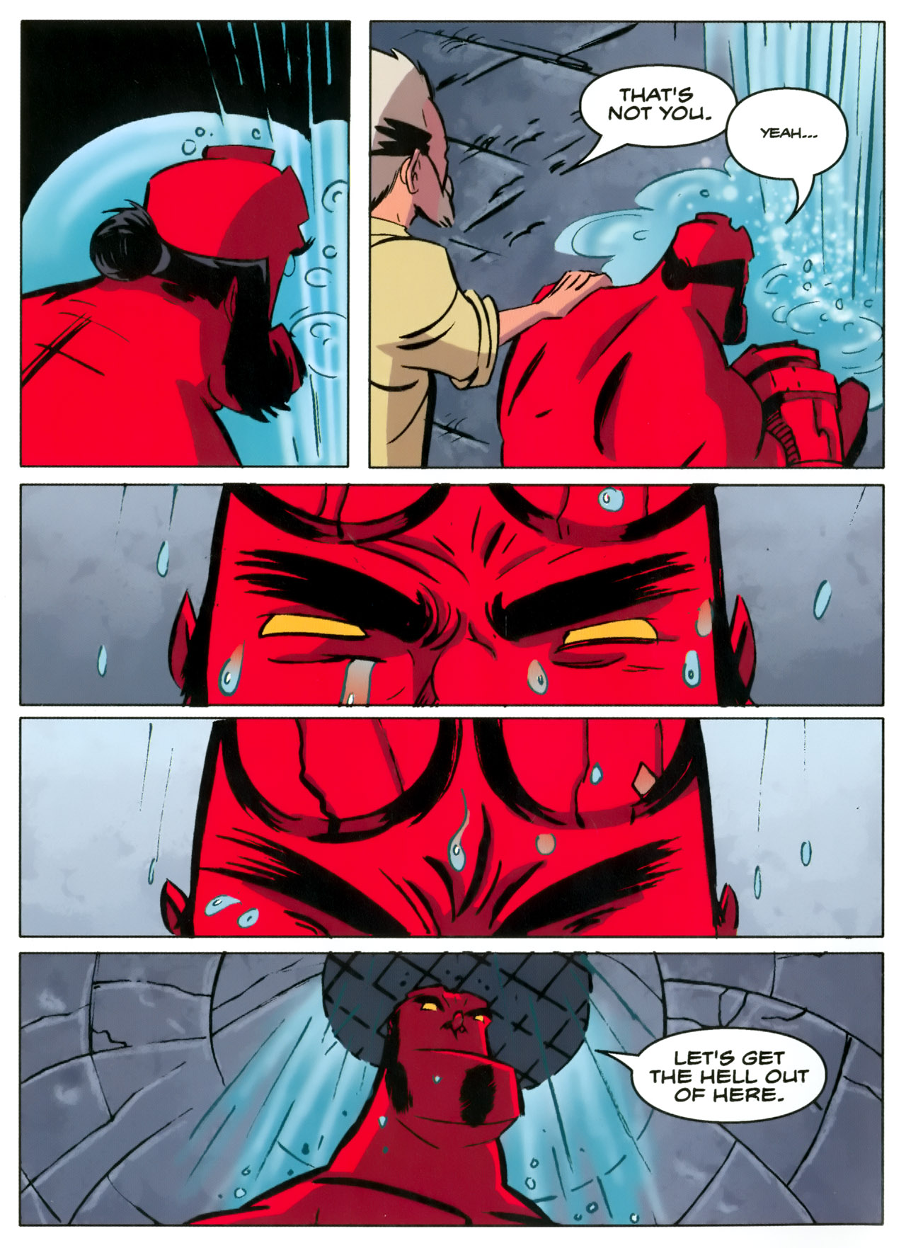 Read online Hellboy Animated: The Menagerie comic -  Issue # TPB - 44
