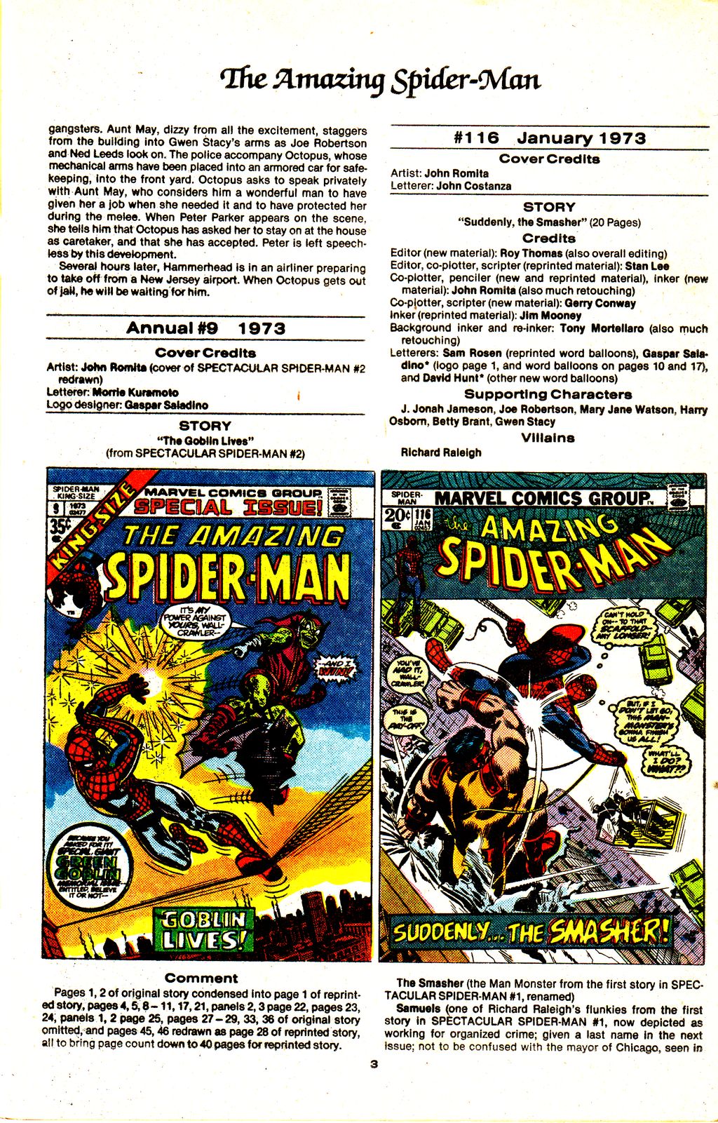 Read online The Official Marvel Index to The Amazing Spider-Man comic -  Issue #5 - 5