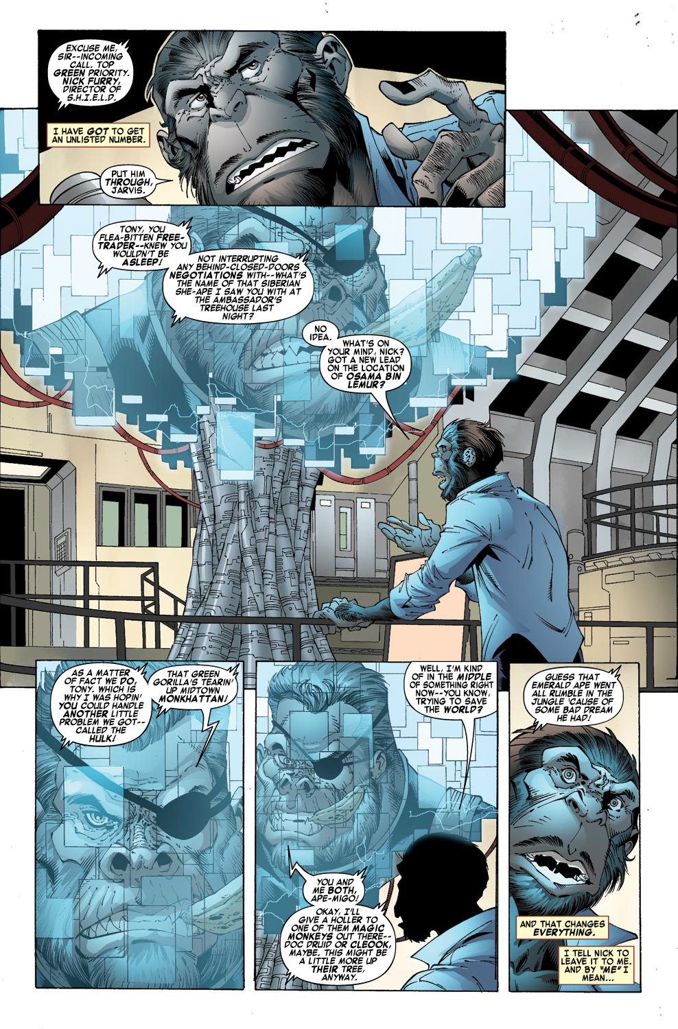 Read online Marvel Apes: Prime Eight comic -  Issue #1 - 6