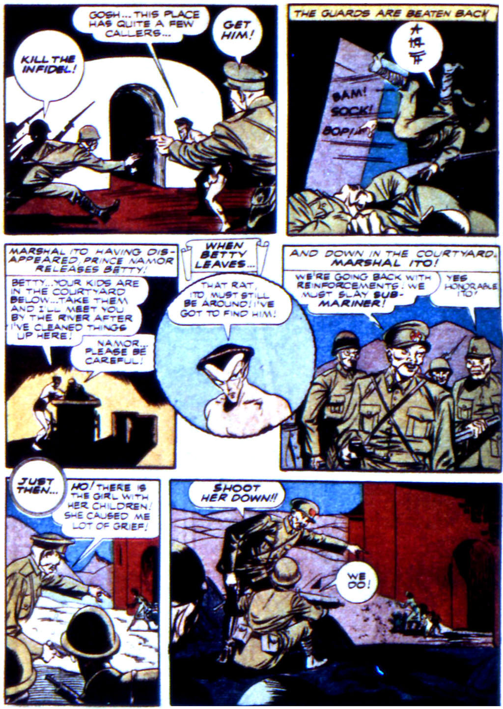 Read online Sub-Mariner Comics comic -  Issue #12 - 36
