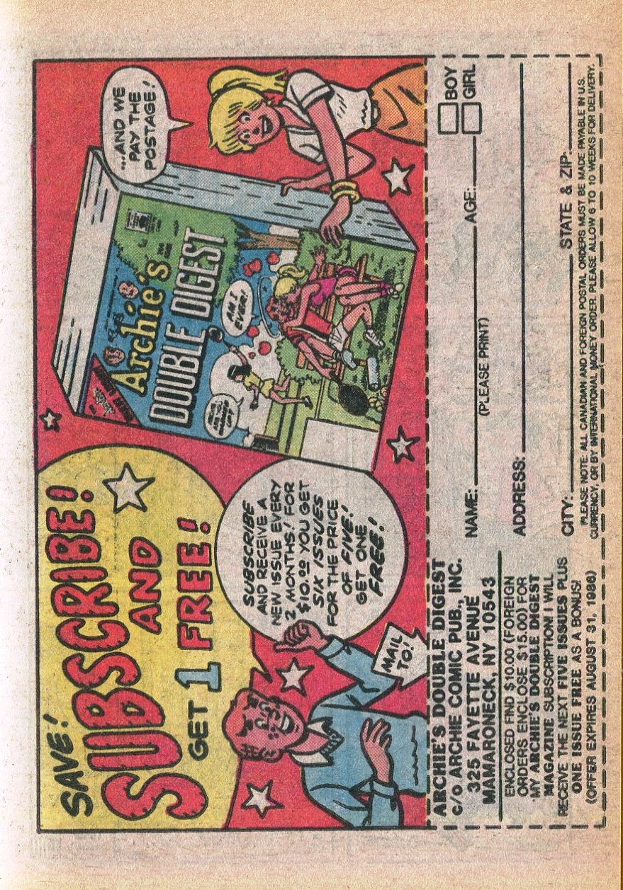 Read online Little Archie Comics Digest Magazine comic -  Issue #21 - 33