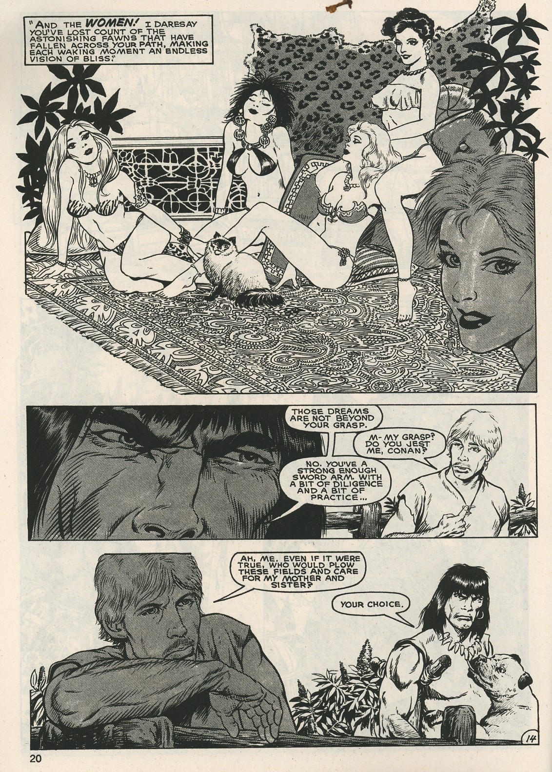 Read online The Savage Sword Of Conan comic -  Issue #126 - 20