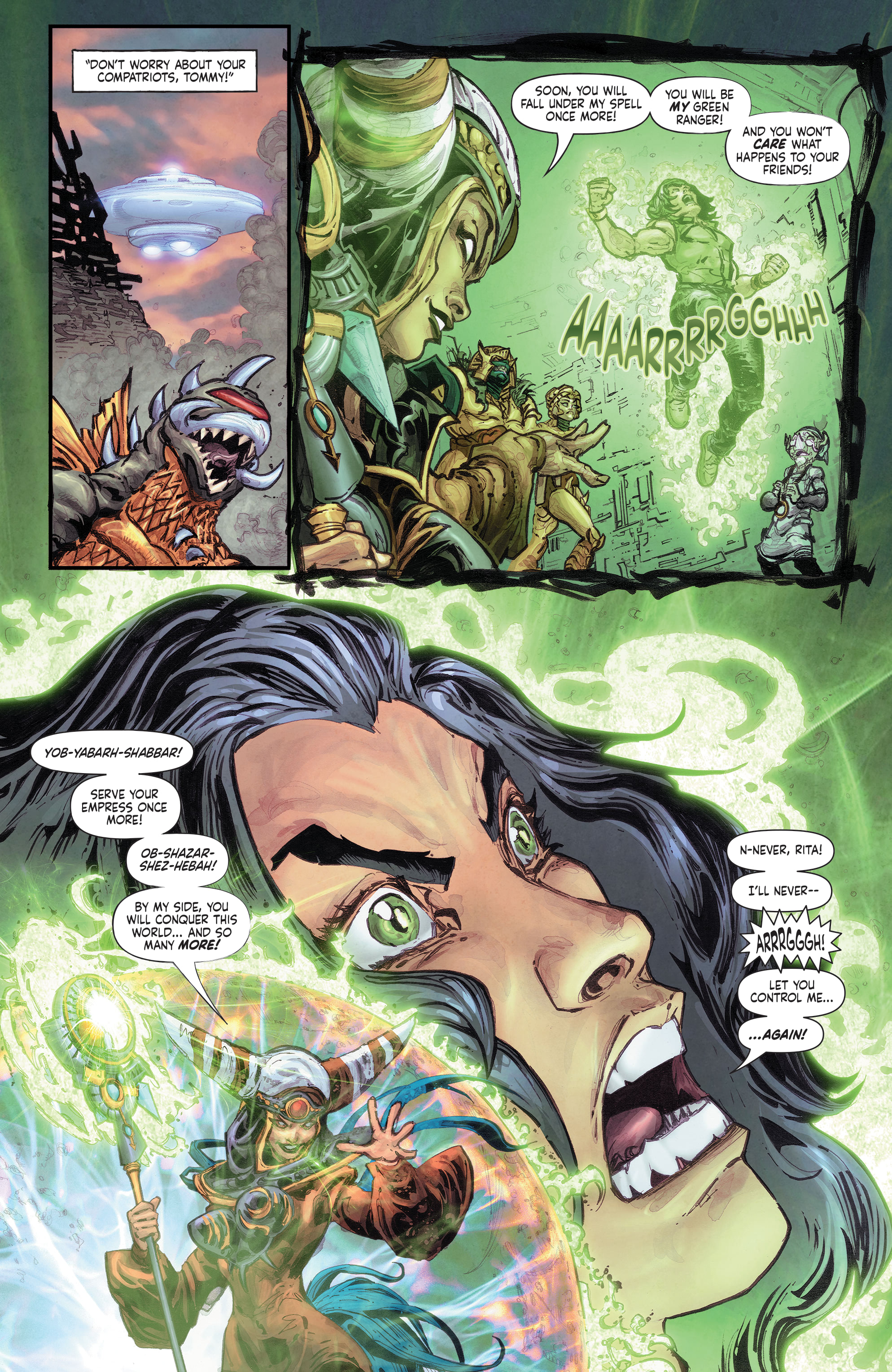Read online Godzilla vs. The Mighty Morphin Power Rangers comic -  Issue #3 - 5