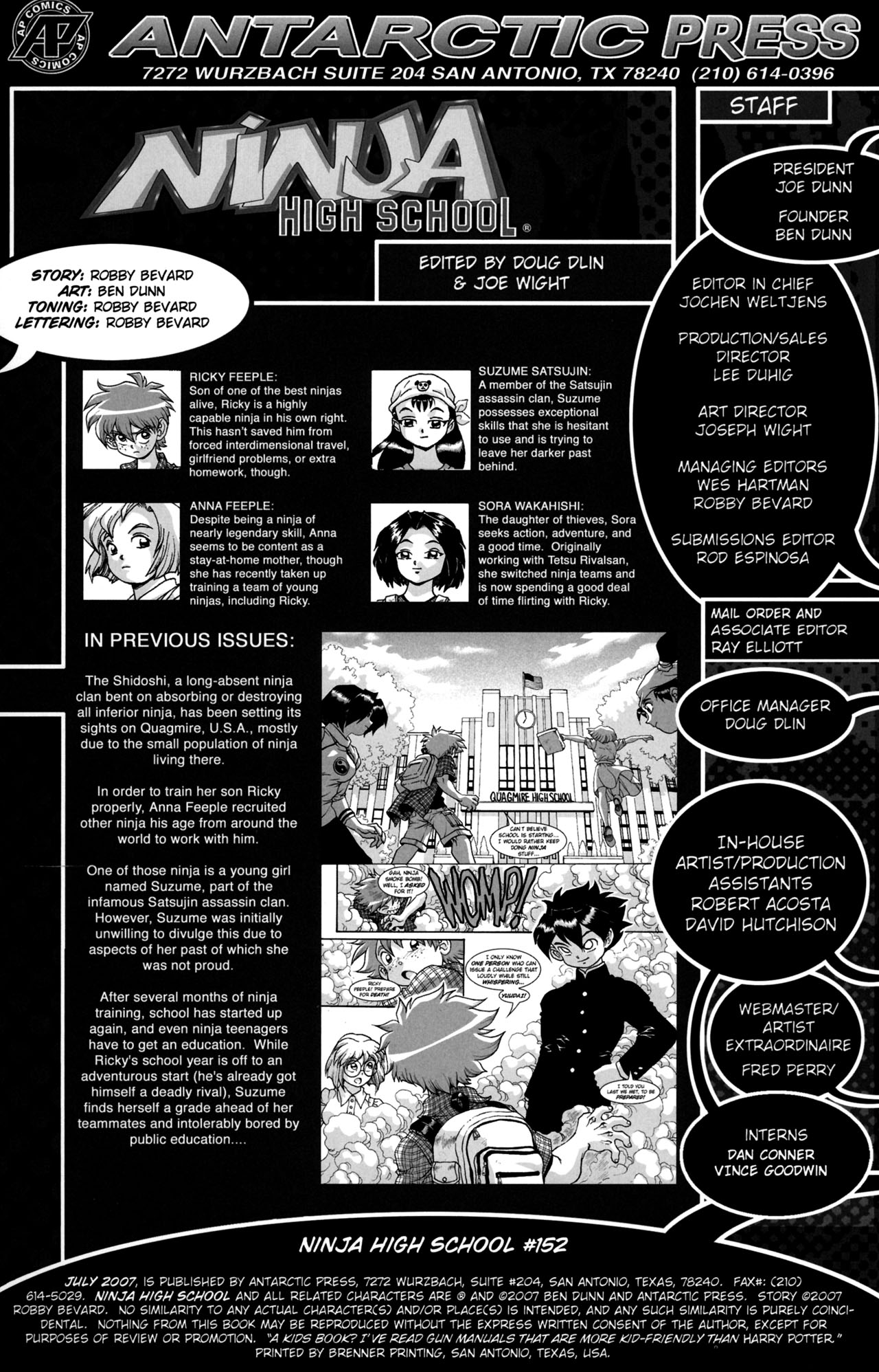 Read online Ninja High School (1986) comic -  Issue #152 - 2