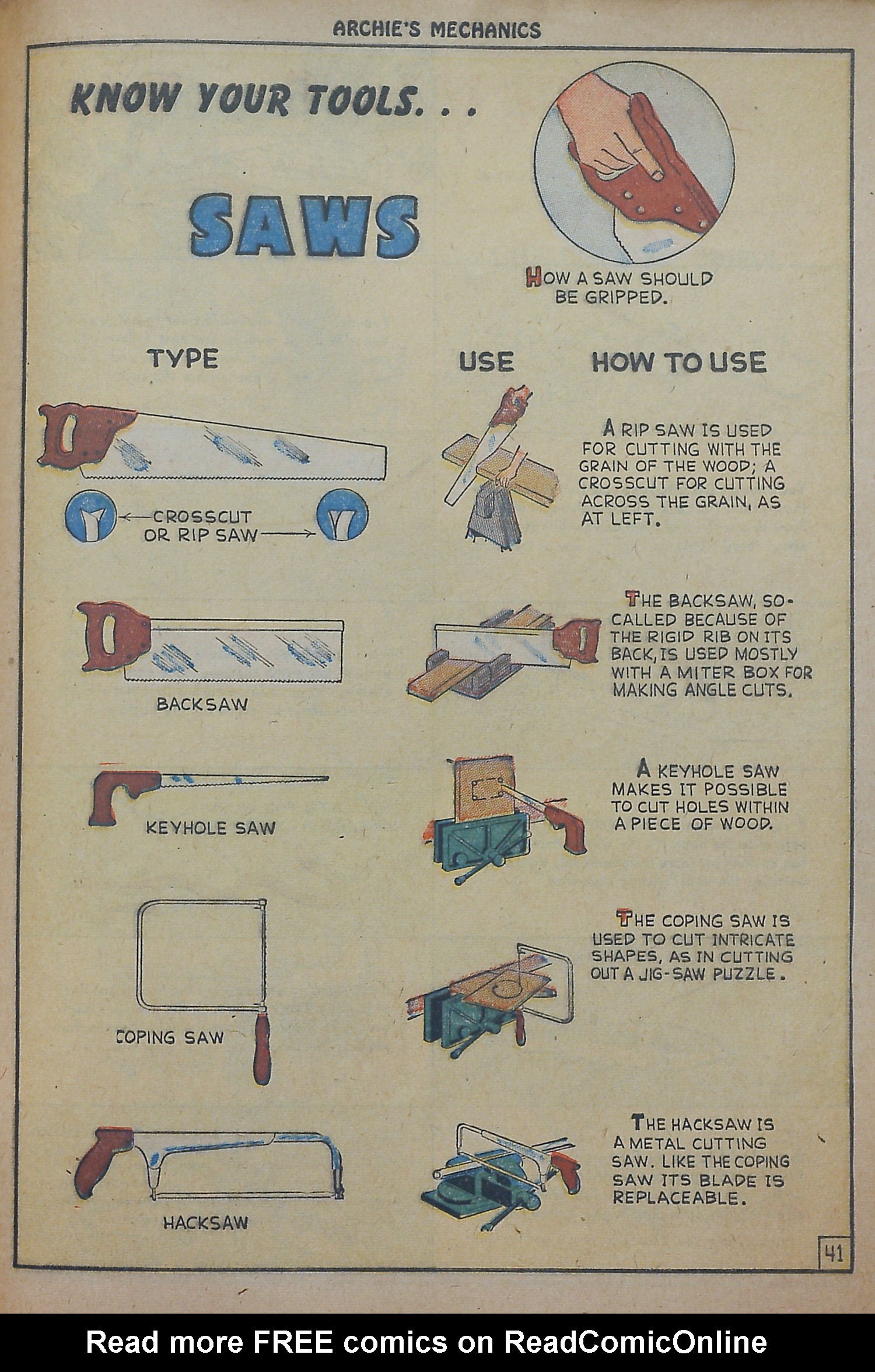 Read online Archie's Mechanics comic -  Issue #1 - 42