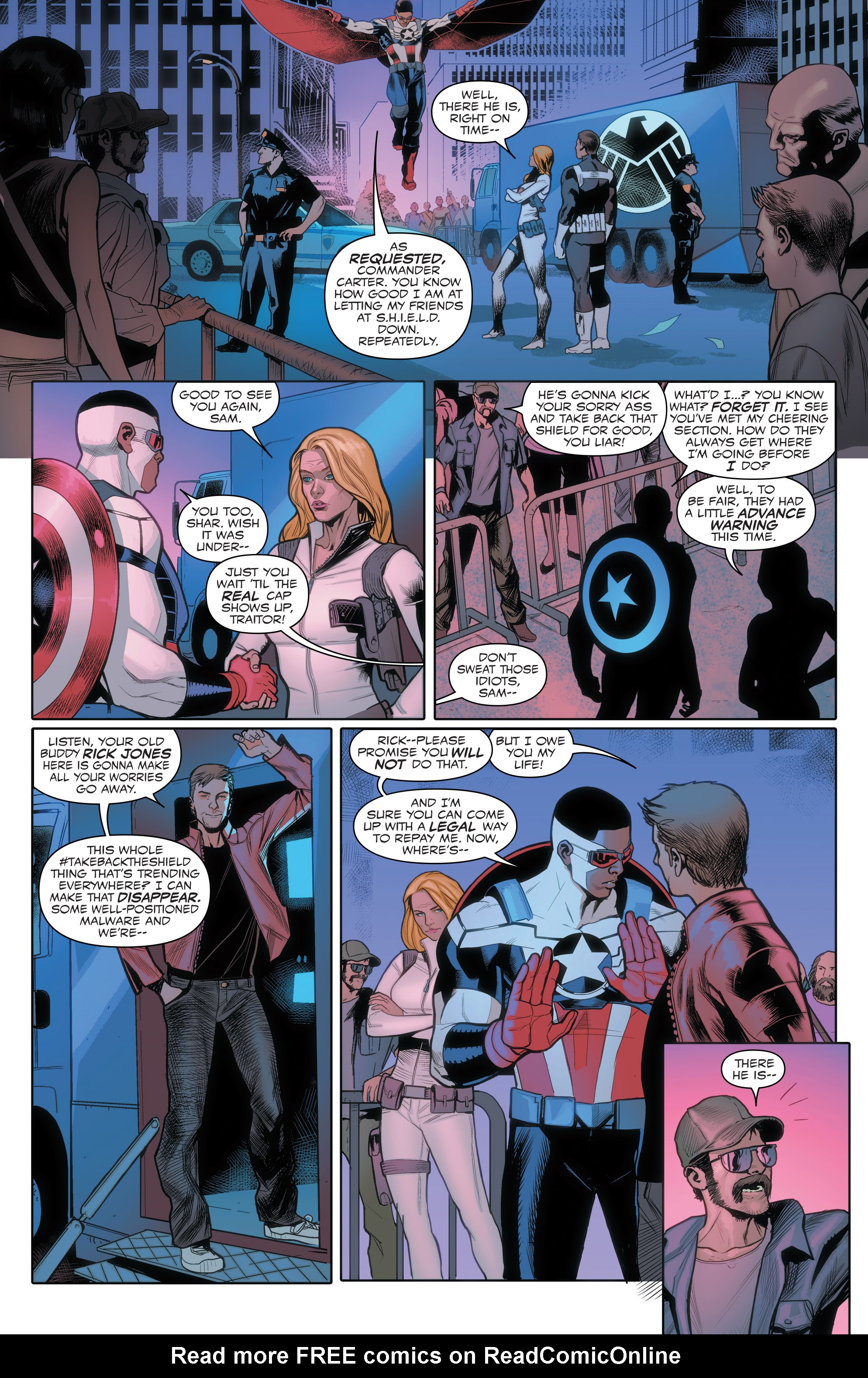 Read online Captain America: Sam Wilson comic -  Issue #14 - 7