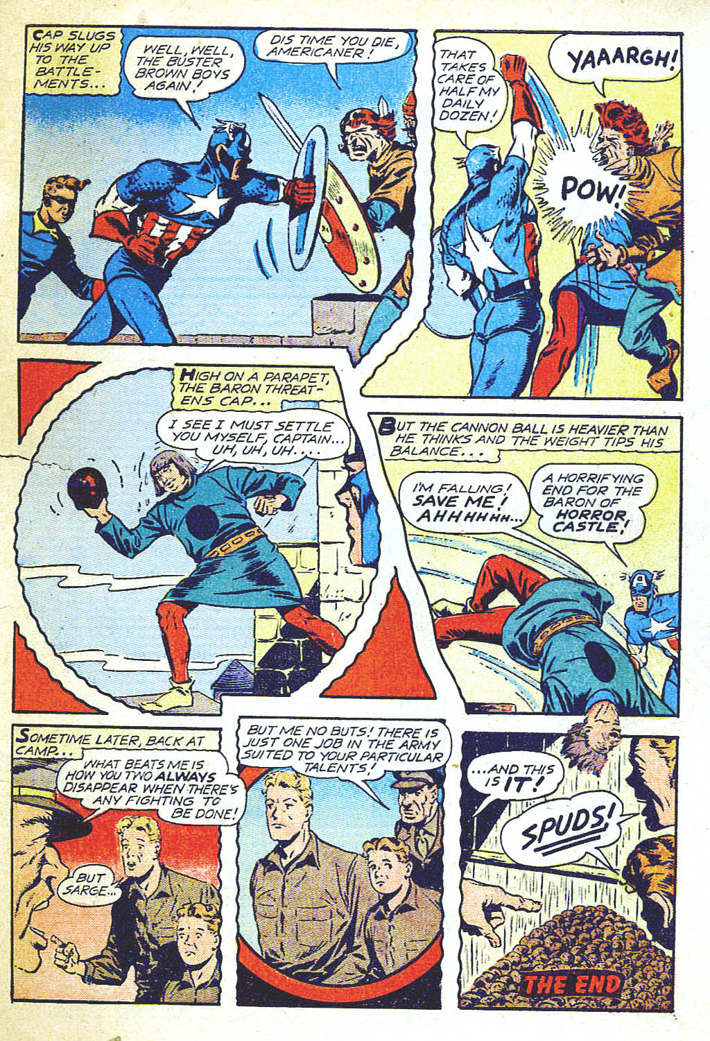 Read online Captain America Comics comic -  Issue #42 - 49