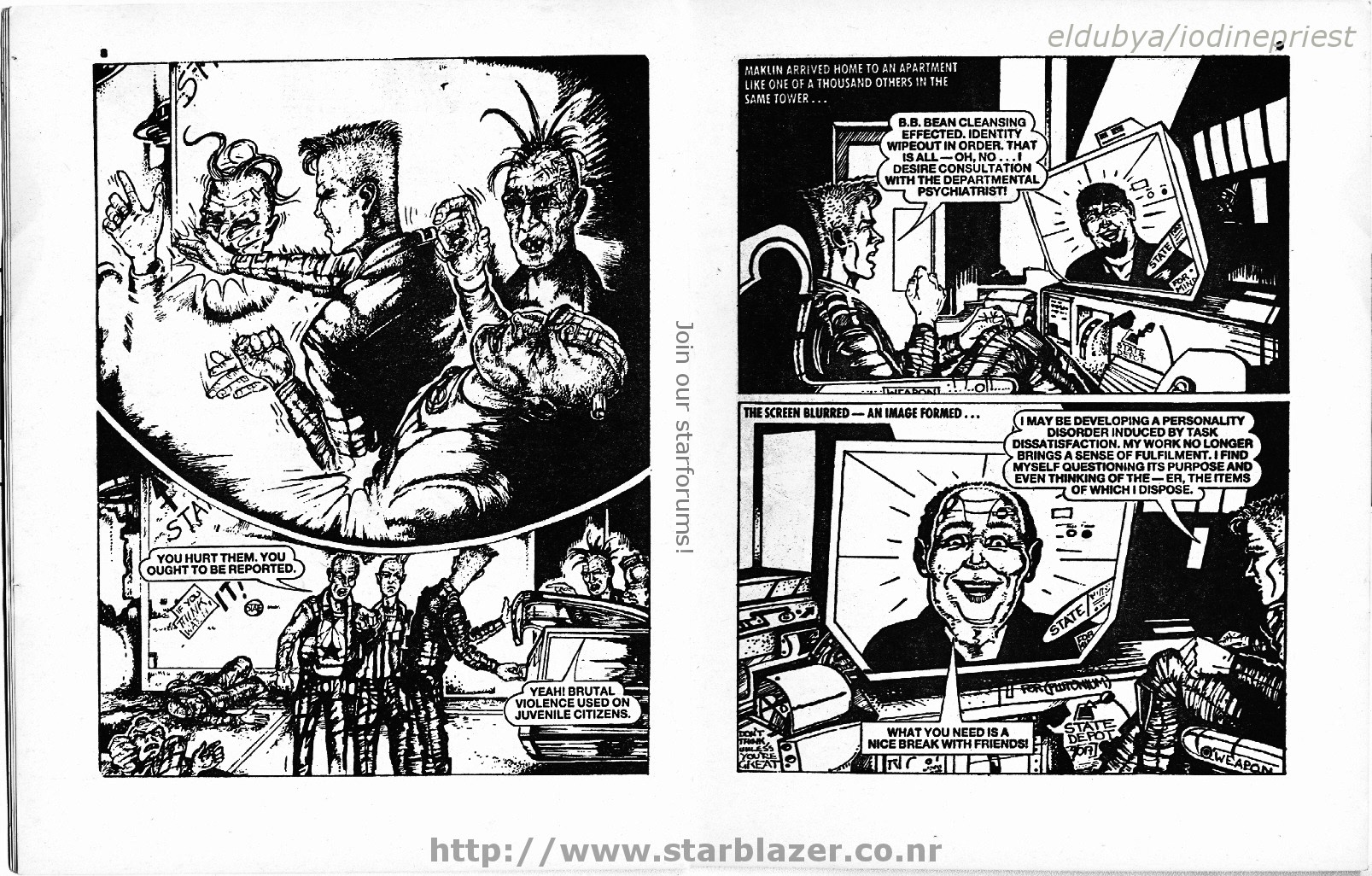 Read online Starblazer comic -  Issue #255 - 6