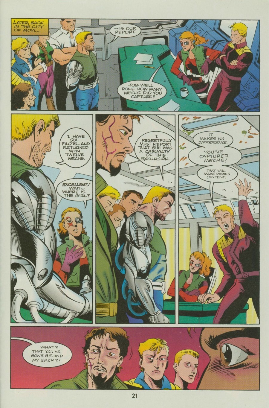 Read online Battletech: Fallout comic -  Issue #3 - 26