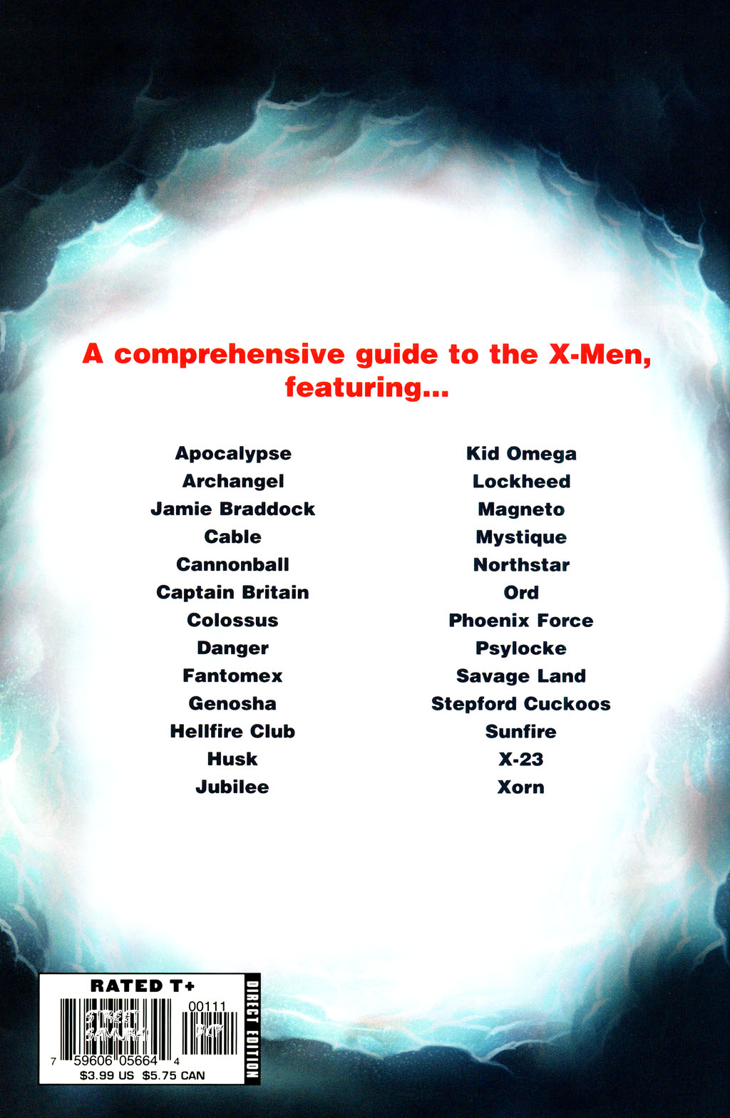 Read online Official Handbook of the Marvel Universe: X-Men 2005 comic -  Issue # Full - 52