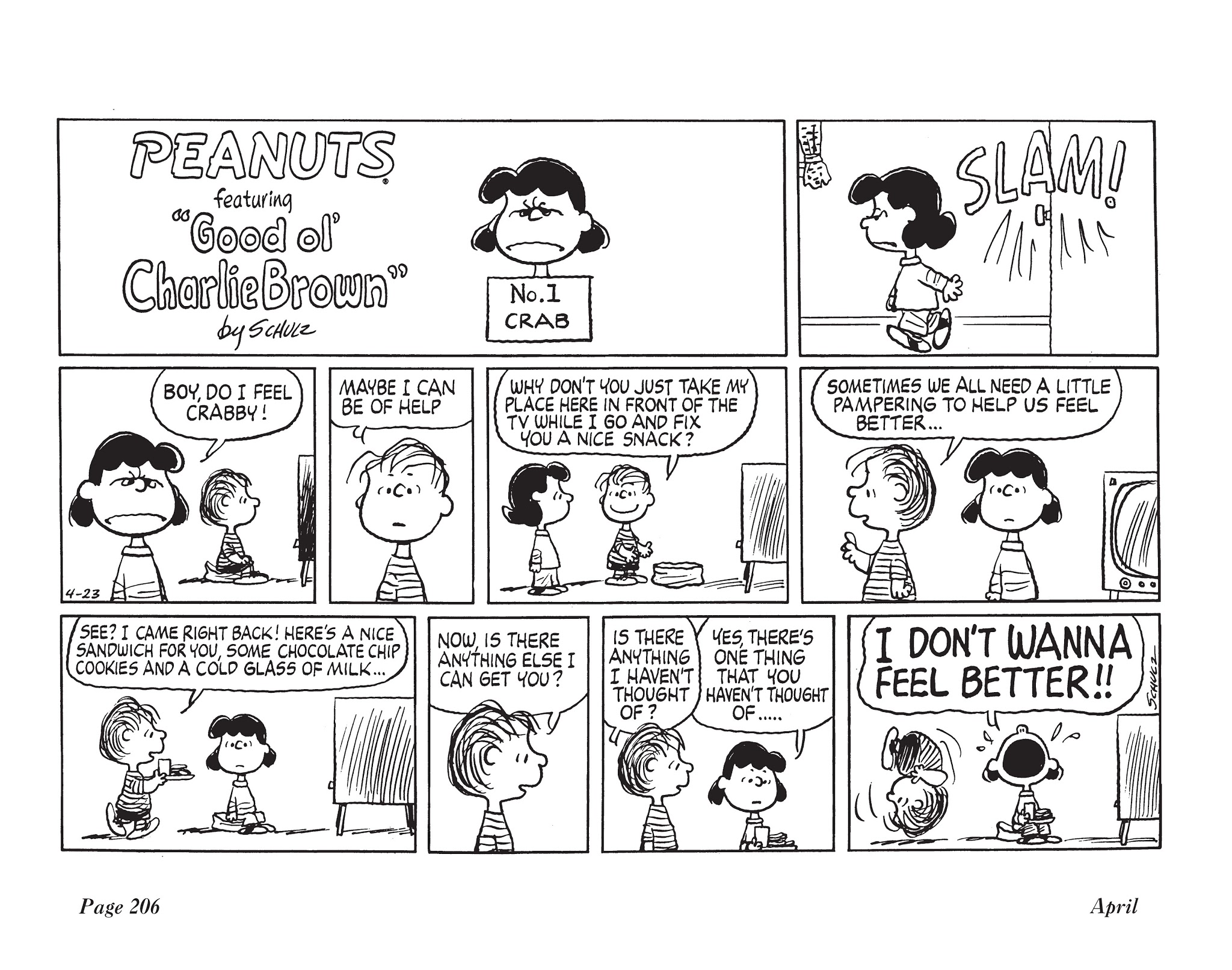 Read online The Complete Peanuts comic -  Issue # TPB 14 - 223
