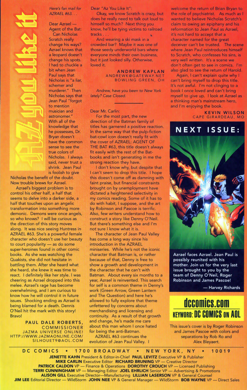 Read online Azrael: Agent of the Bat comic -  Issue #67 - 24