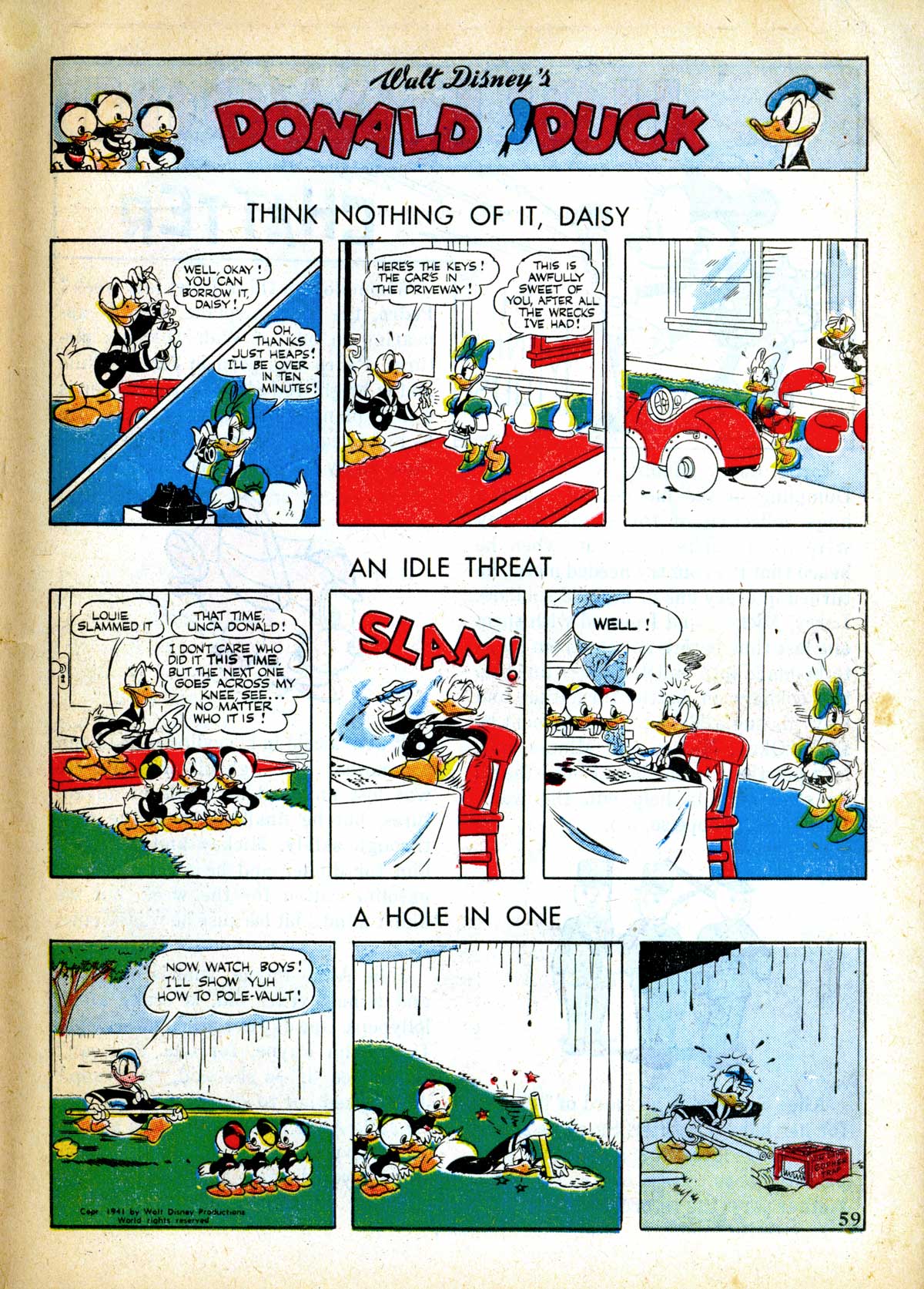 Read online Walt Disney's Comics and Stories comic -  Issue #31 - 64