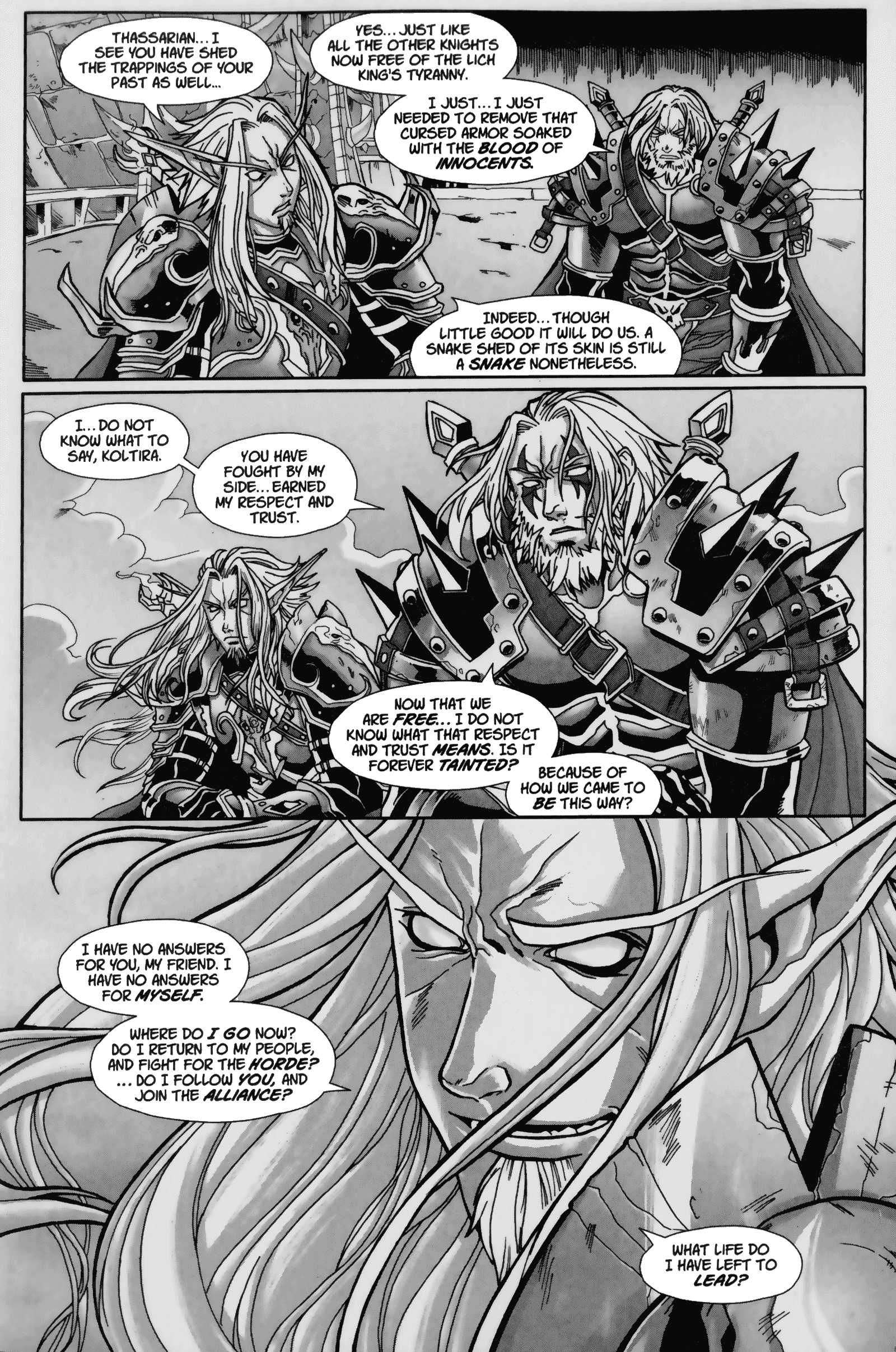 Read online World of Warcraft: Death Knight comic -  Issue # TPB (Part 2) - 1