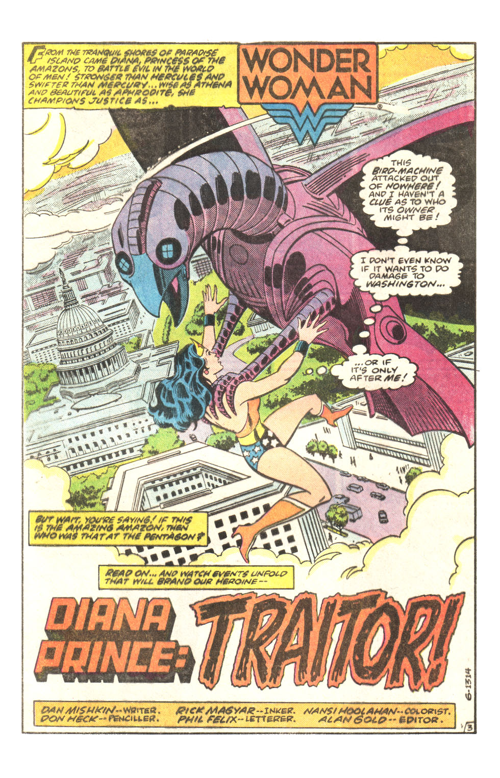 Read online Wonder Woman (1942) comic -  Issue #319 - 5