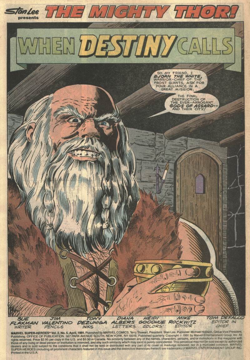 Read online Marvel Super-Heroes (1990) comic -  Issue #5 - 2