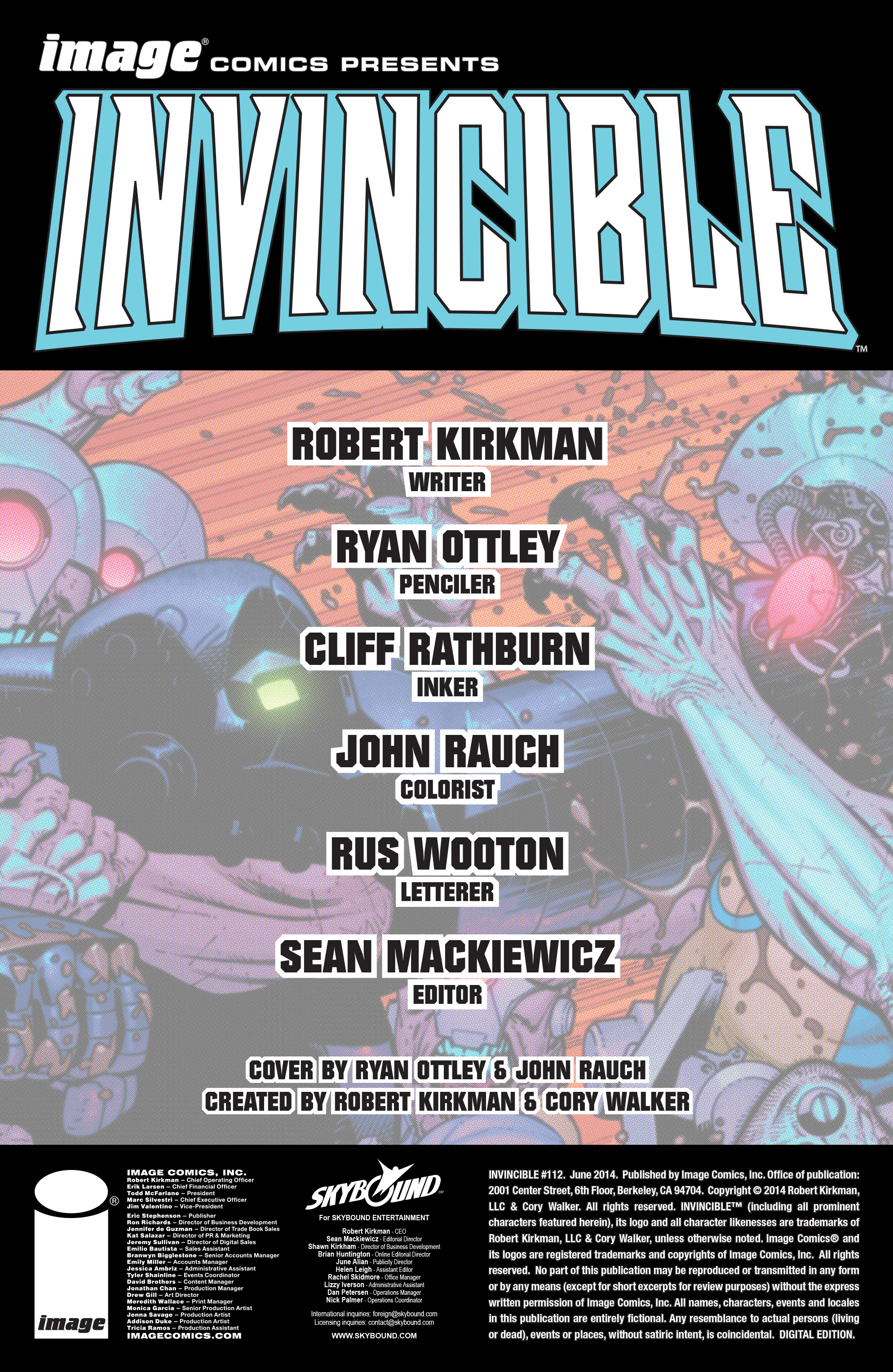 Read online Invincible comic -  Issue #112 - 2