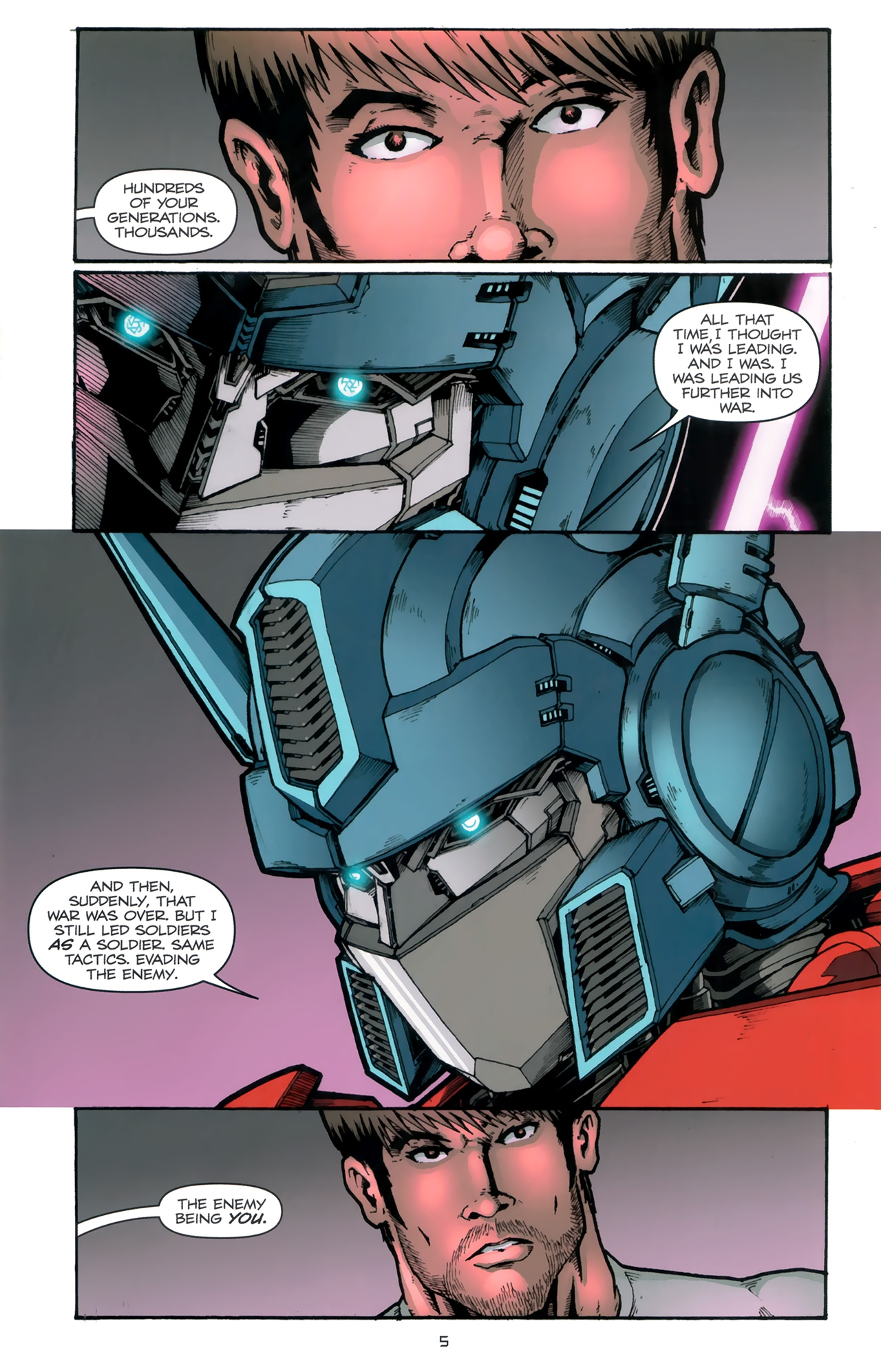 Read online The Transformers (2009) comic -  Issue #5 - 8