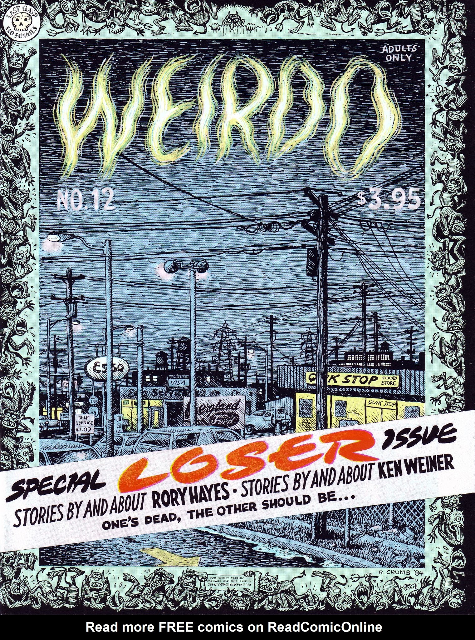 Read online Weirdo comic -  Issue #12 - 1