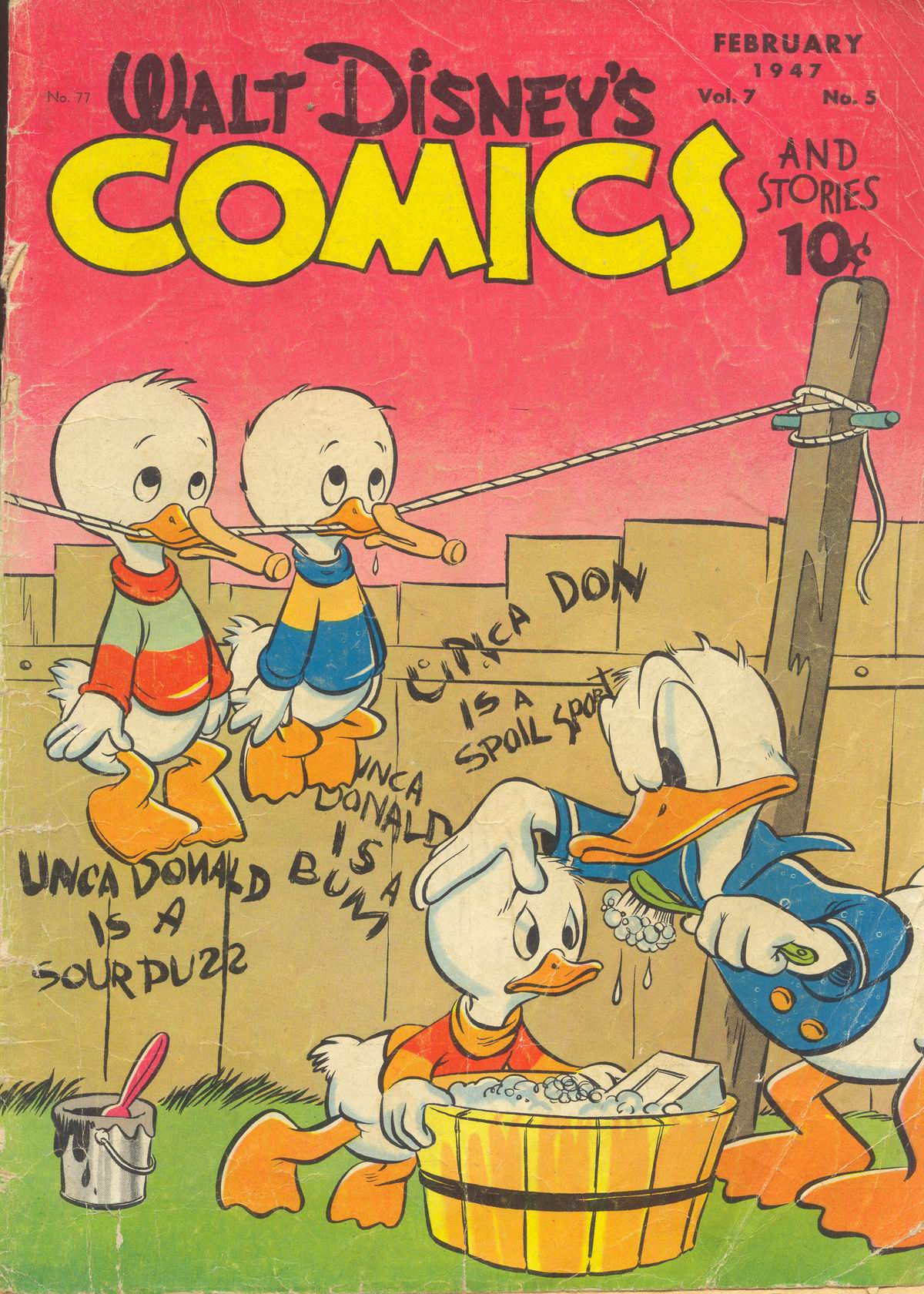 Read online Walt Disney's Comics and Stories comic -  Issue #77 - 1