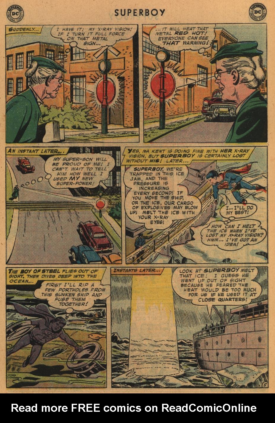Read online Superboy (1949) comic -  Issue #66 - 6