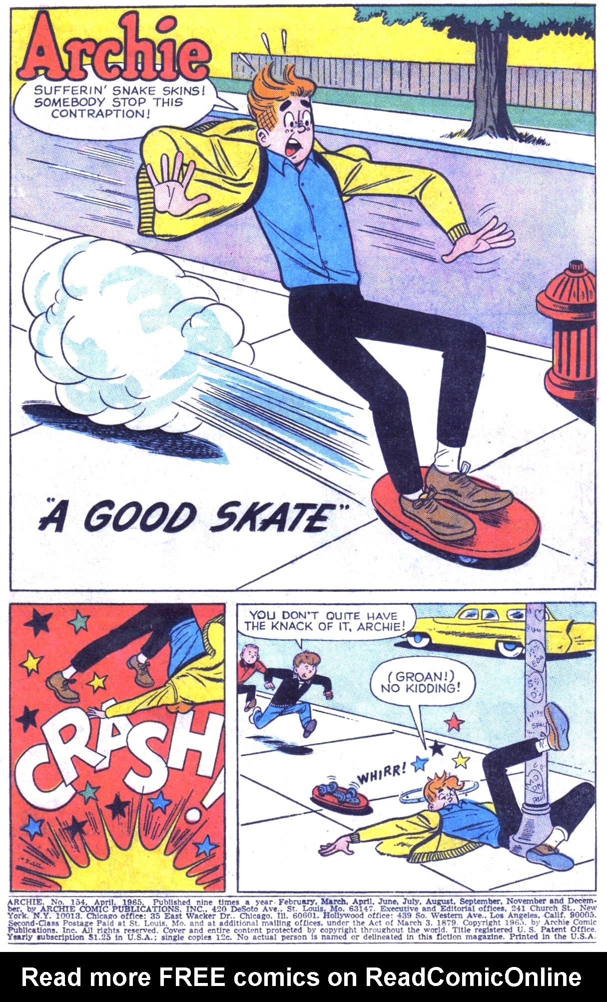 Read online Archie (1960) comic -  Issue #154 - 3