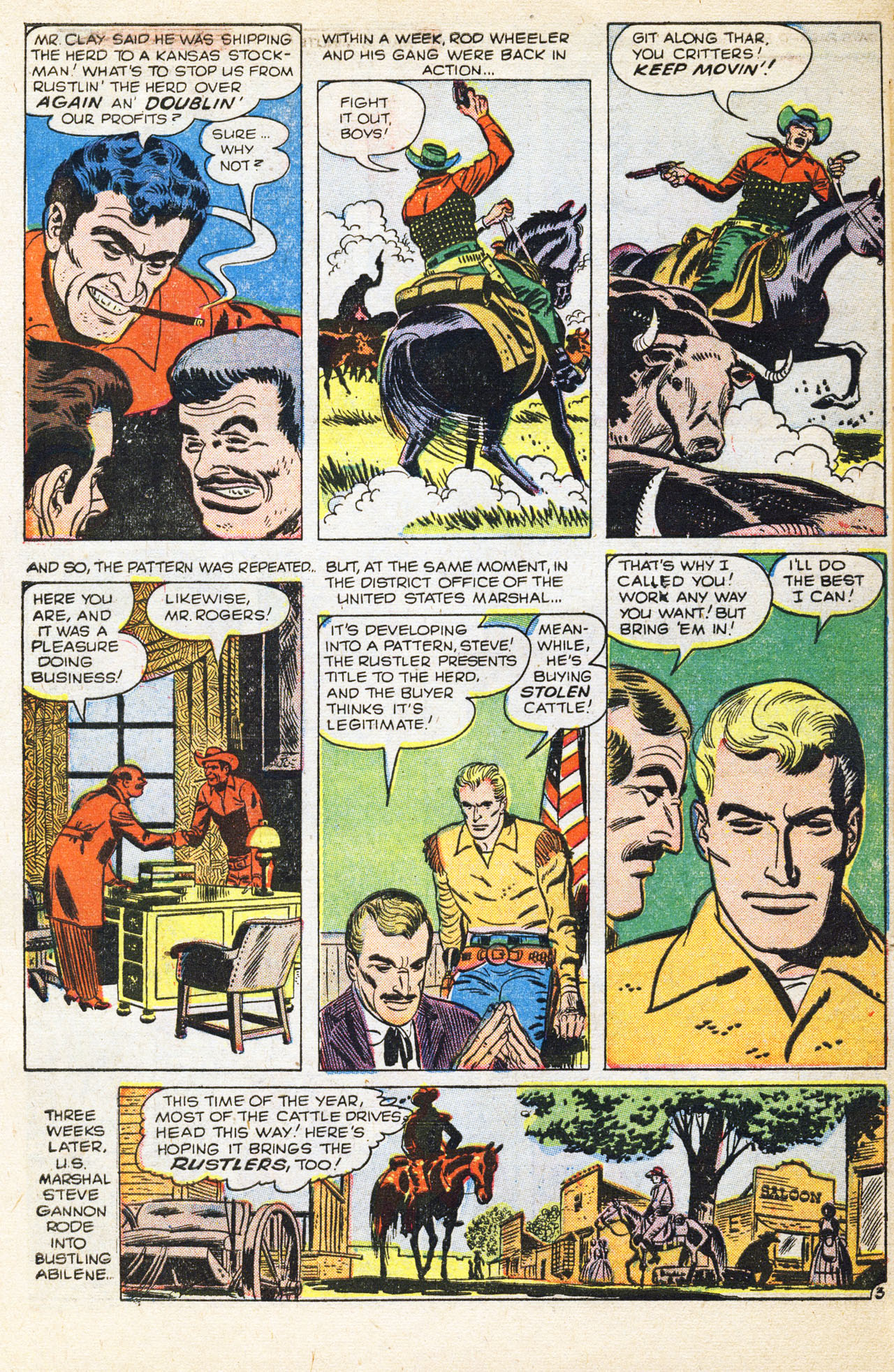 Read online Gunsmoke Western comic -  Issue #38 - 31