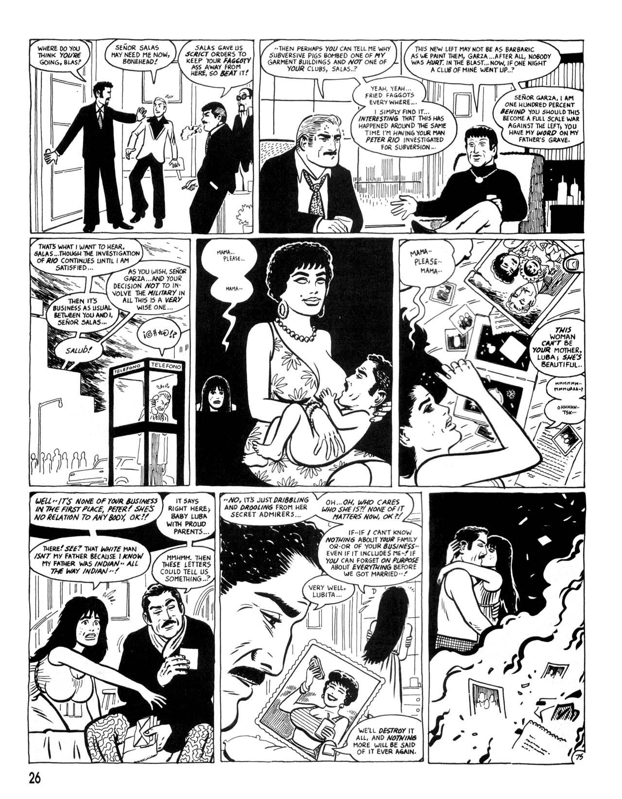 Read online Love and Rockets (1982) comic -  Issue #35 - 28