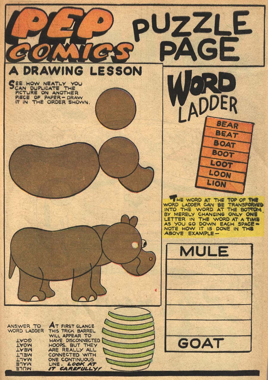 Read online Pep Comics comic -  Issue #61 - 44