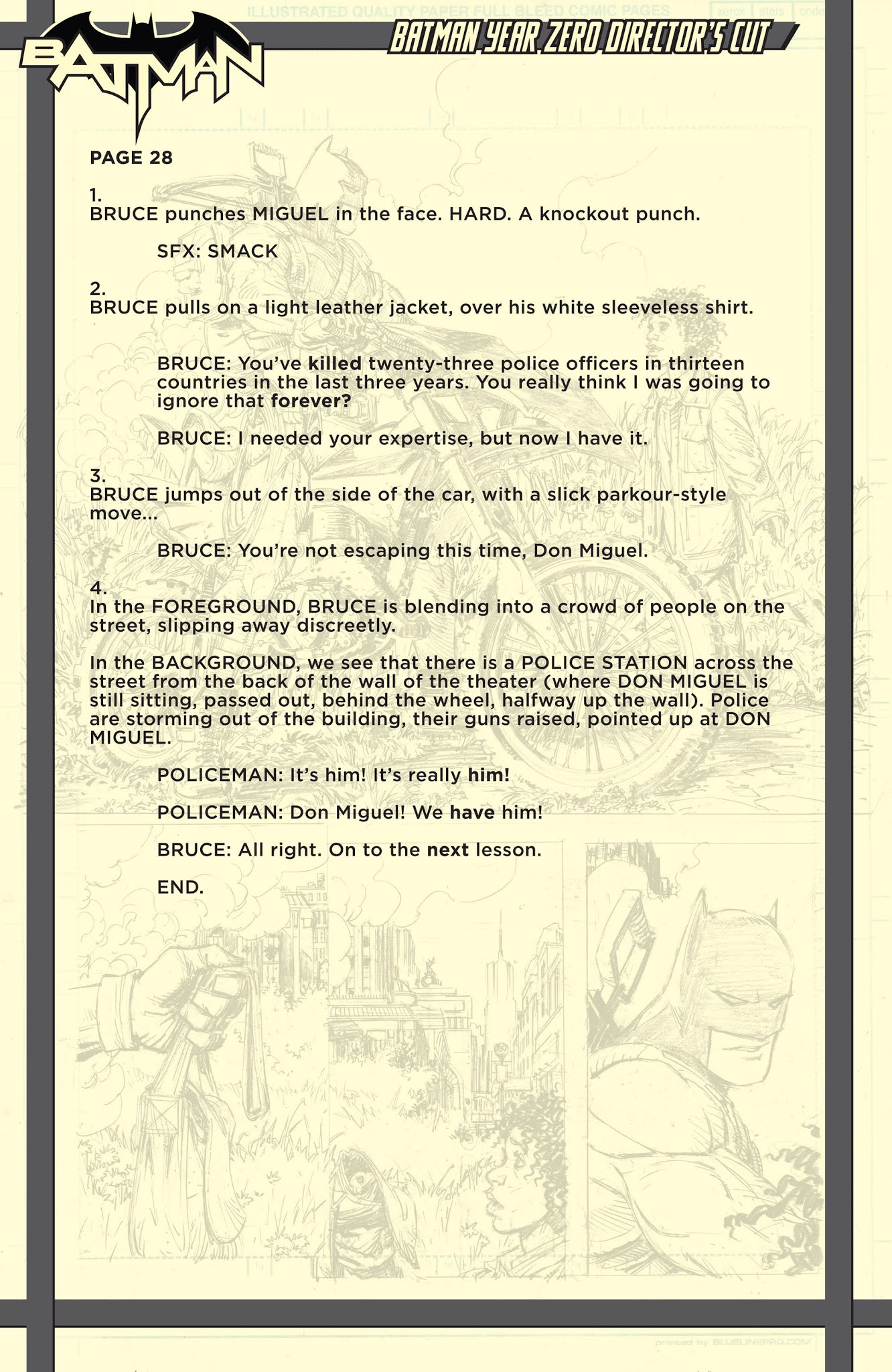 Read online Batman Zero Year Director's Cut comic -  Issue # Full - 53