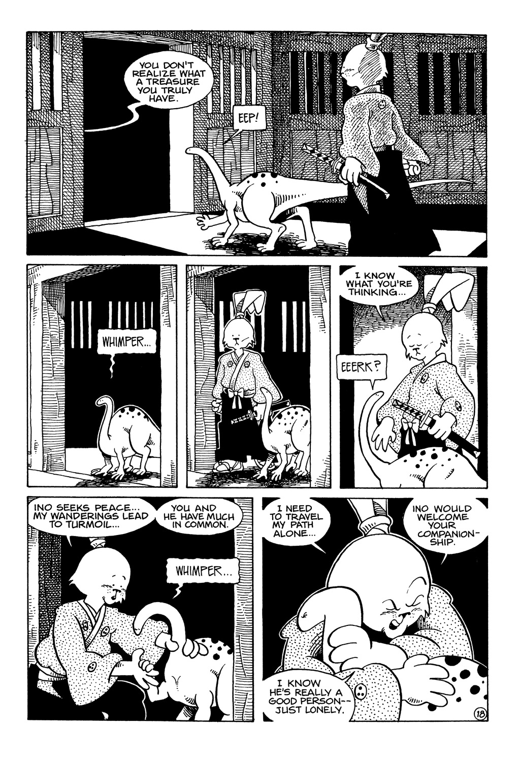 Read online Usagi Yojimbo (1987) comic -  Issue #9 - 19