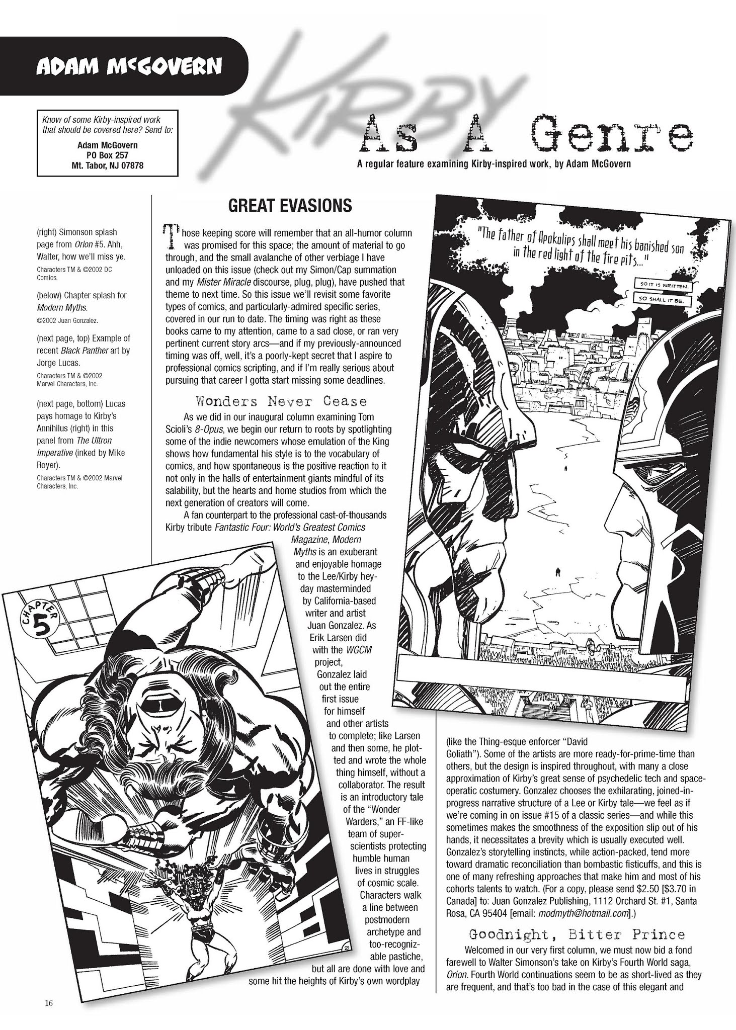 Read online The Jack Kirby Collector comic -  Issue #35 - 15
