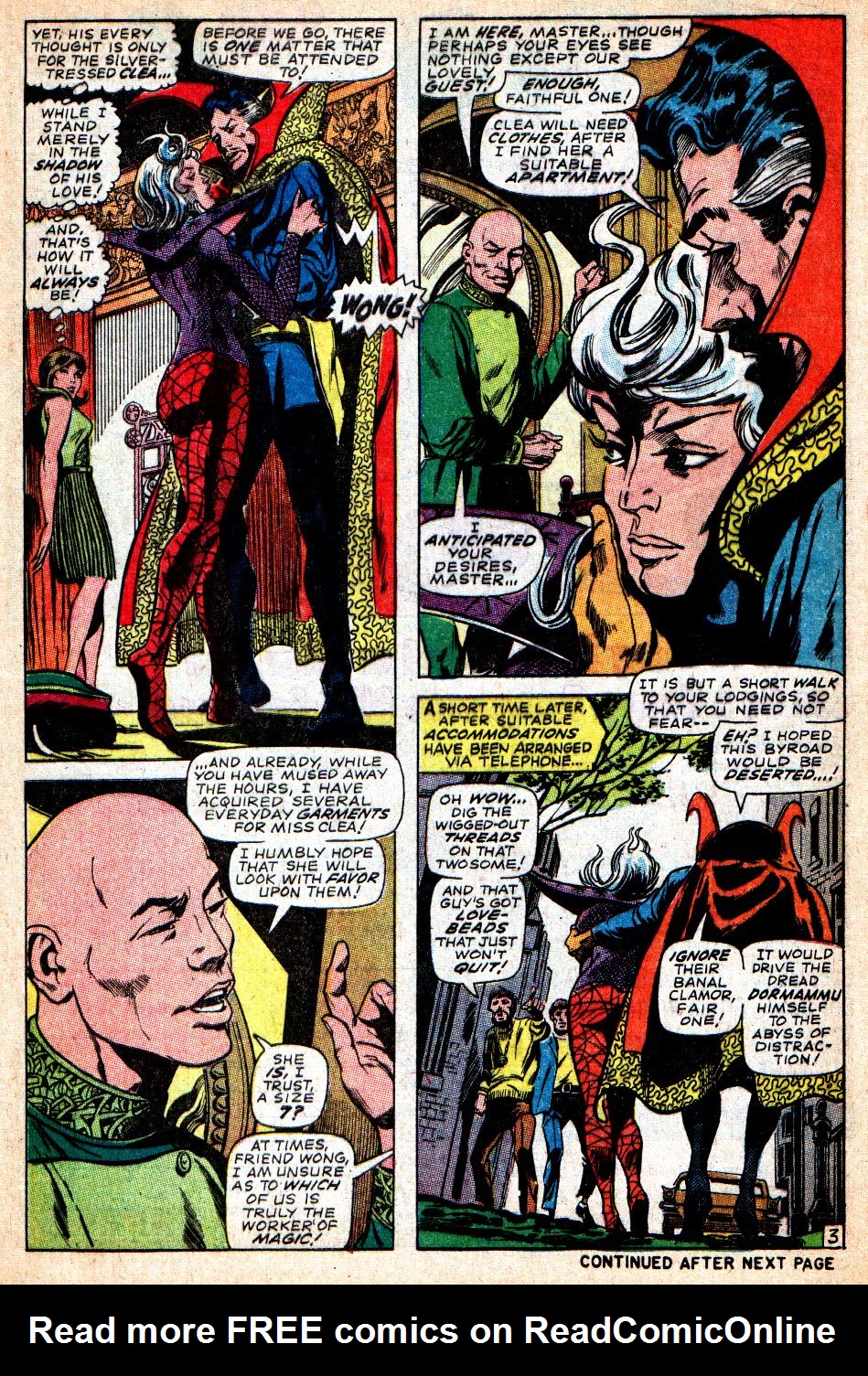 Read online Marvel Masterworks: Doctor Strange comic -  Issue # TPB 3 - 110