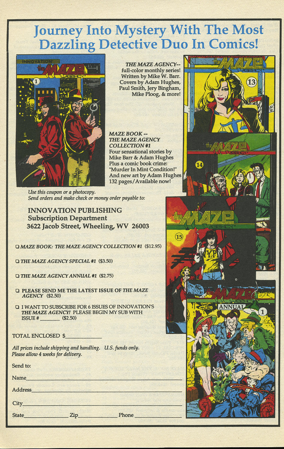 Read online Maze Agency (1989) comic -  Issue #14 - 20