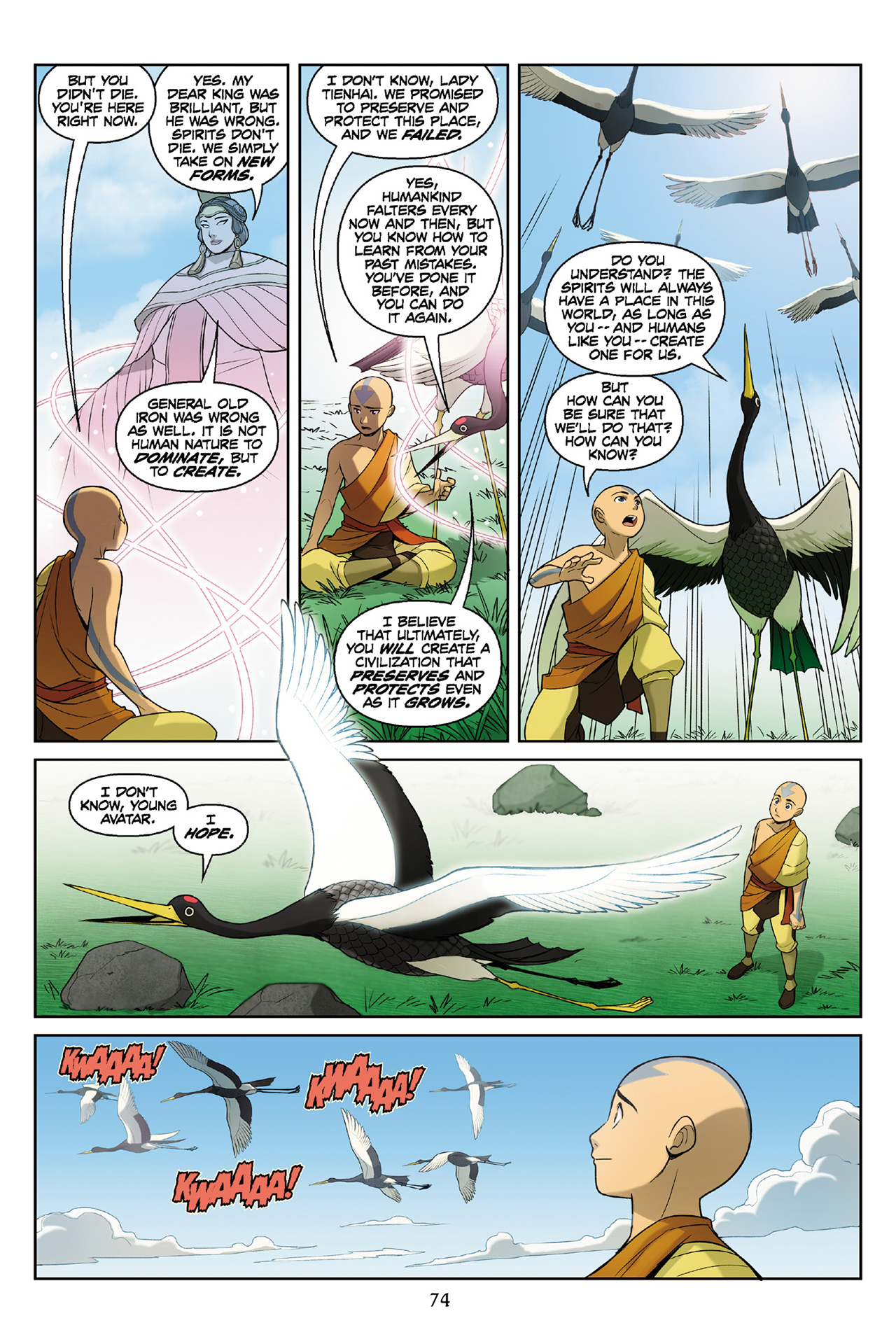 Read online Nickelodeon Avatar: The Last Airbender - The Rift comic -  Issue # Part 3 - 75