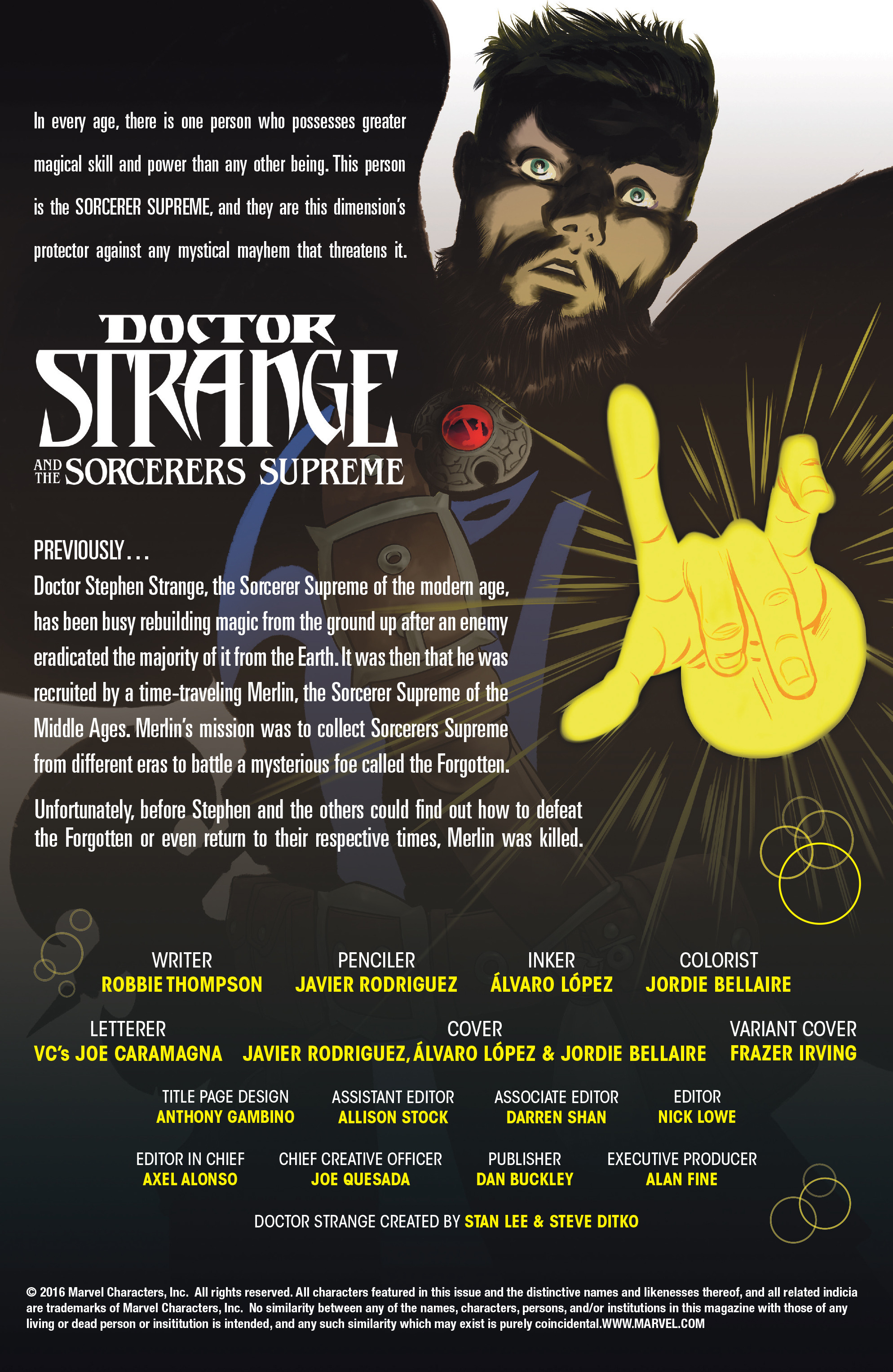 Read online Doctor Strange and the Sorcerers Supreme comic -  Issue #2 - 2