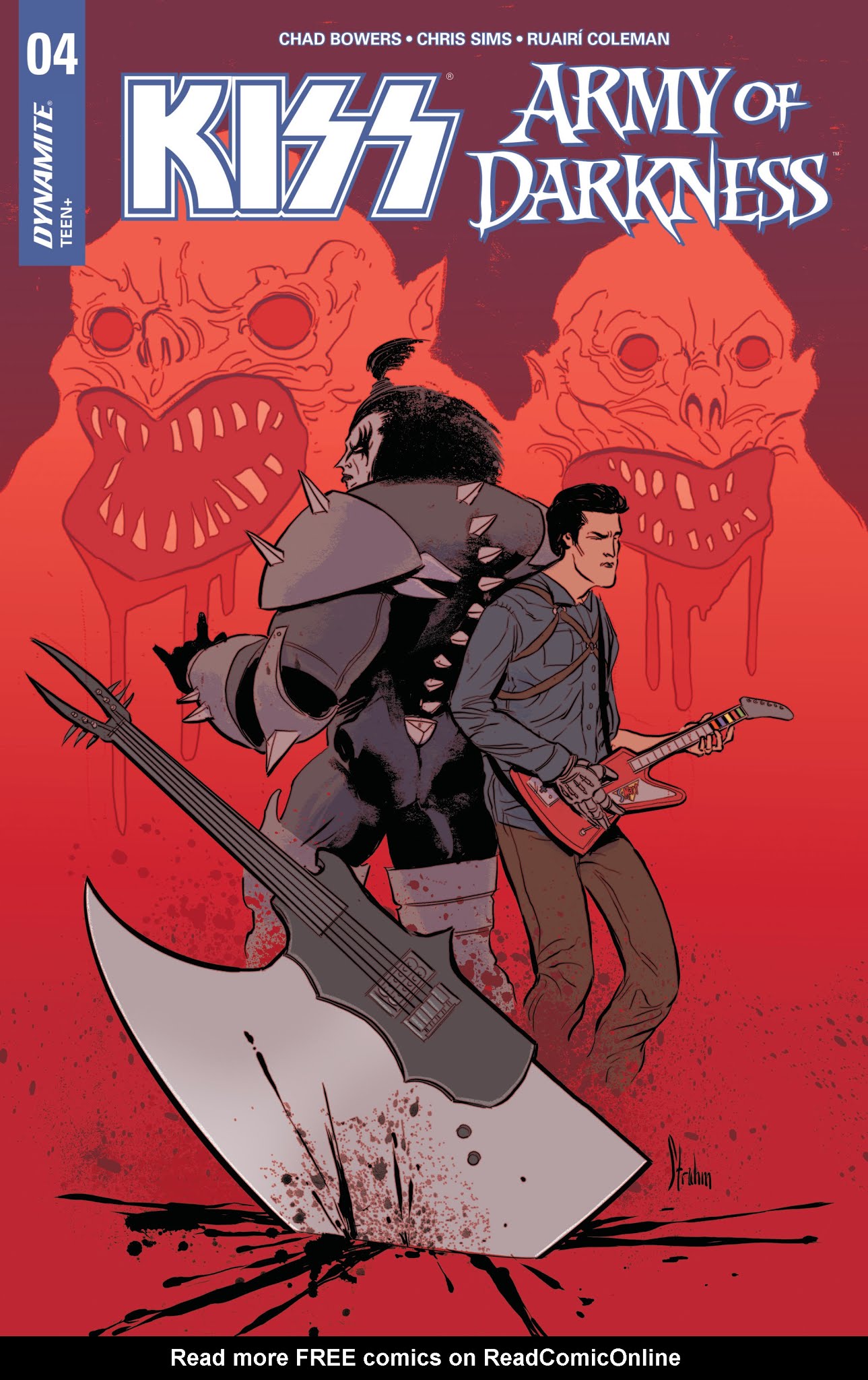 Read online KISS The Army of Darkness comic -  Issue #4 - 1