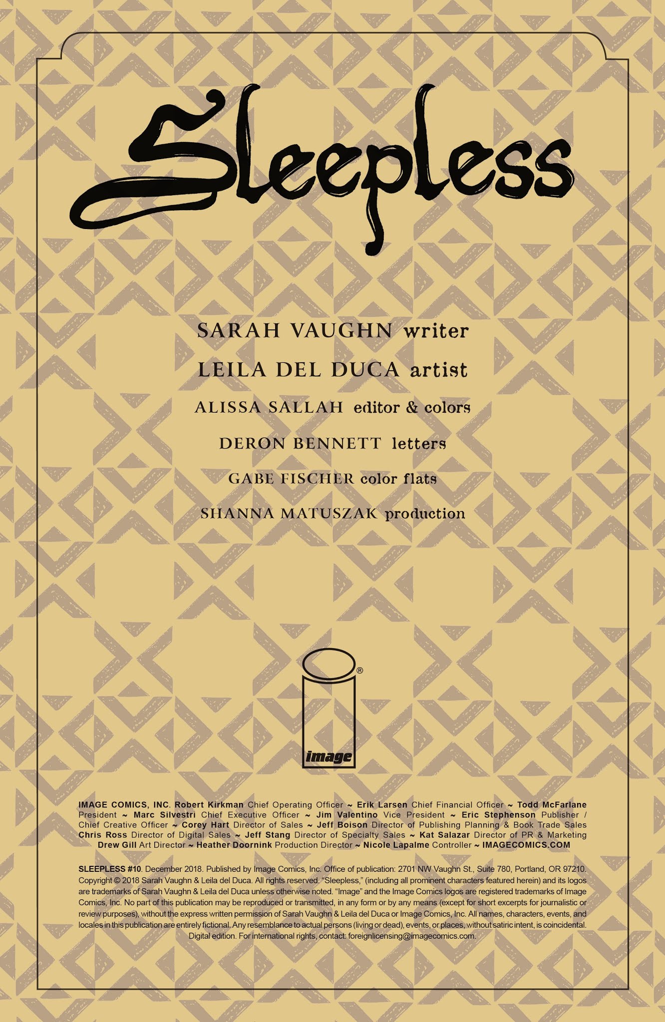 Read online Sleepless comic -  Issue #10 - 2