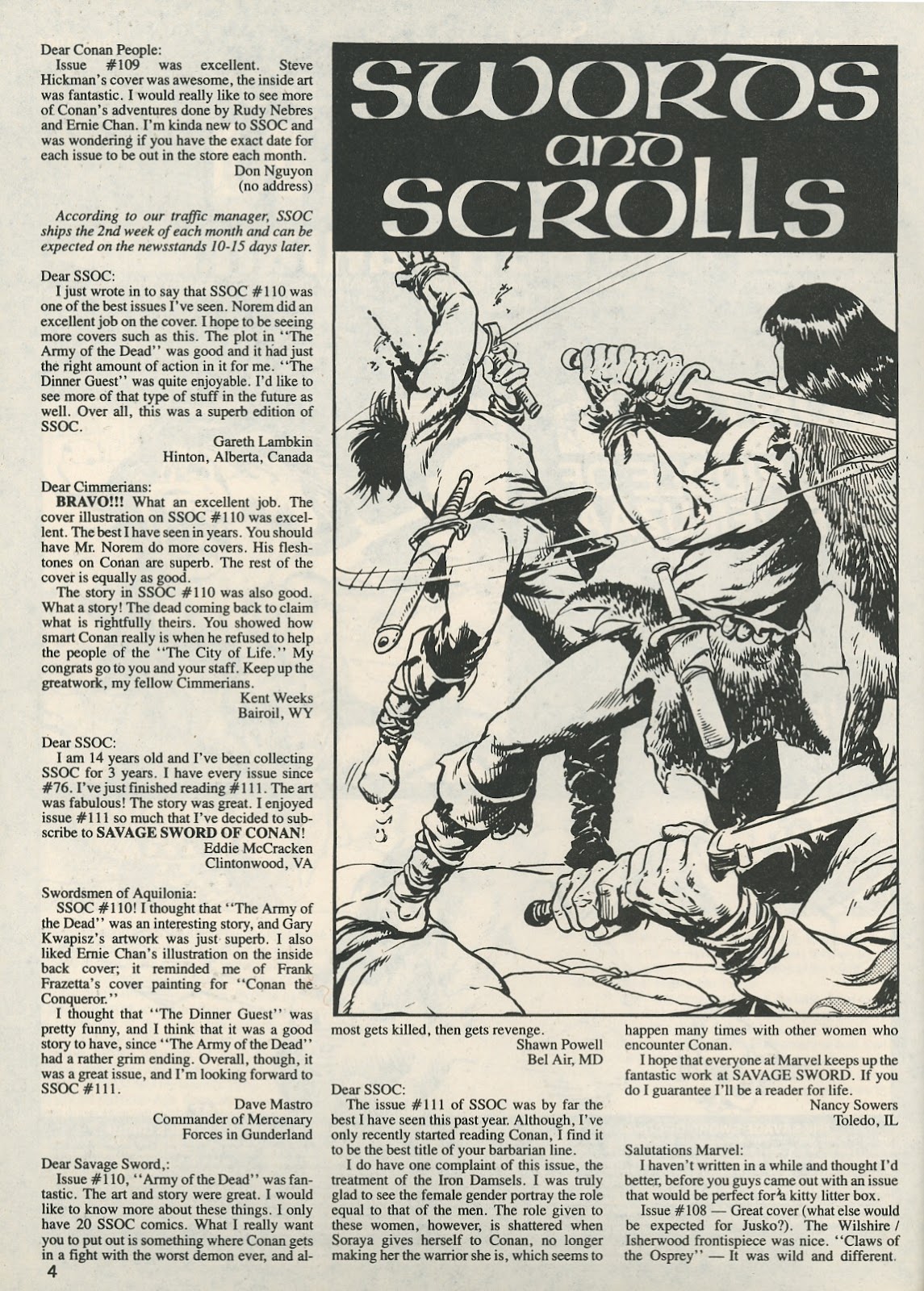 The Savage Sword Of Conan issue 114 - Page 4