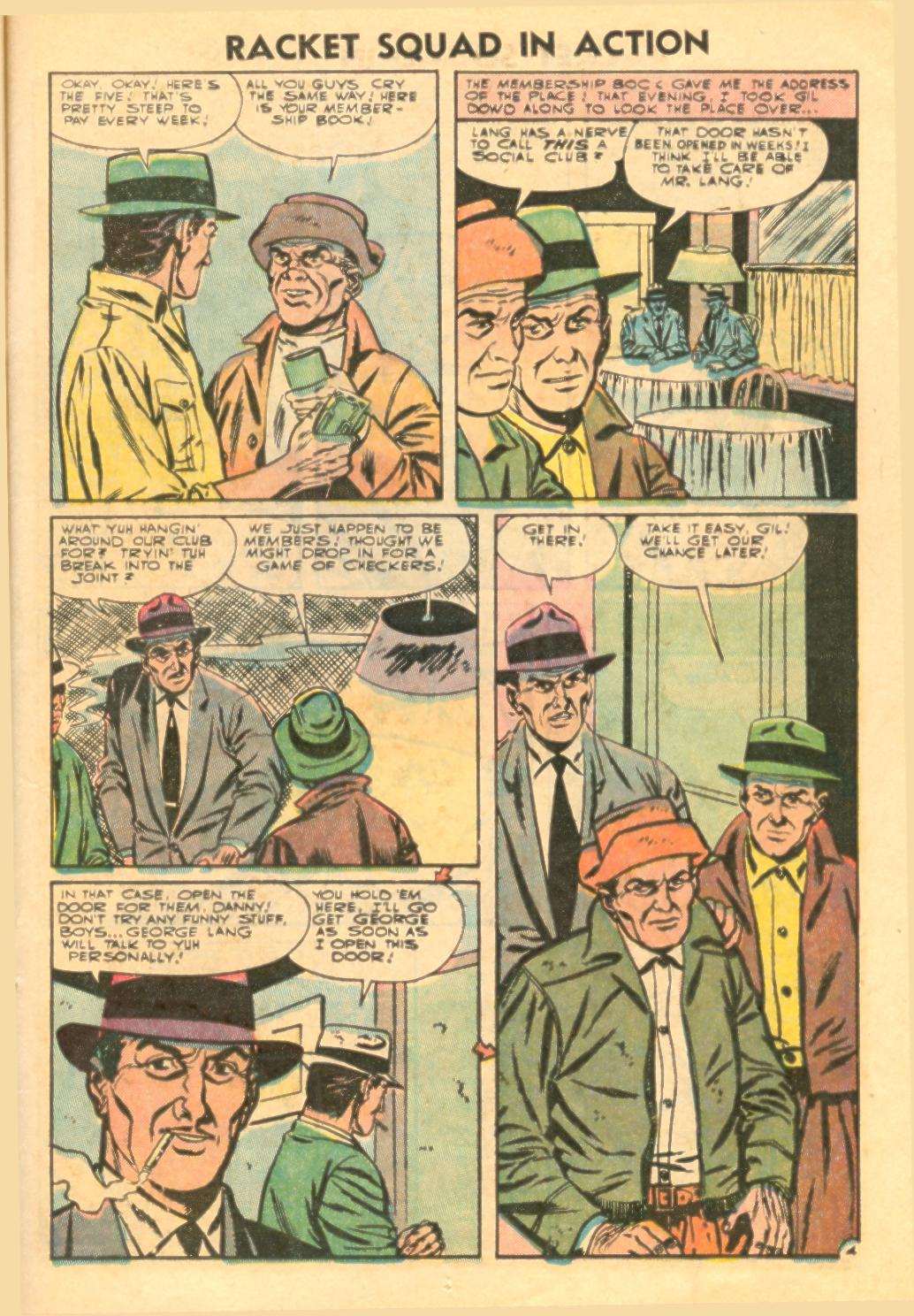 Read online Racket Squad in Action comic -  Issue #19 - 13