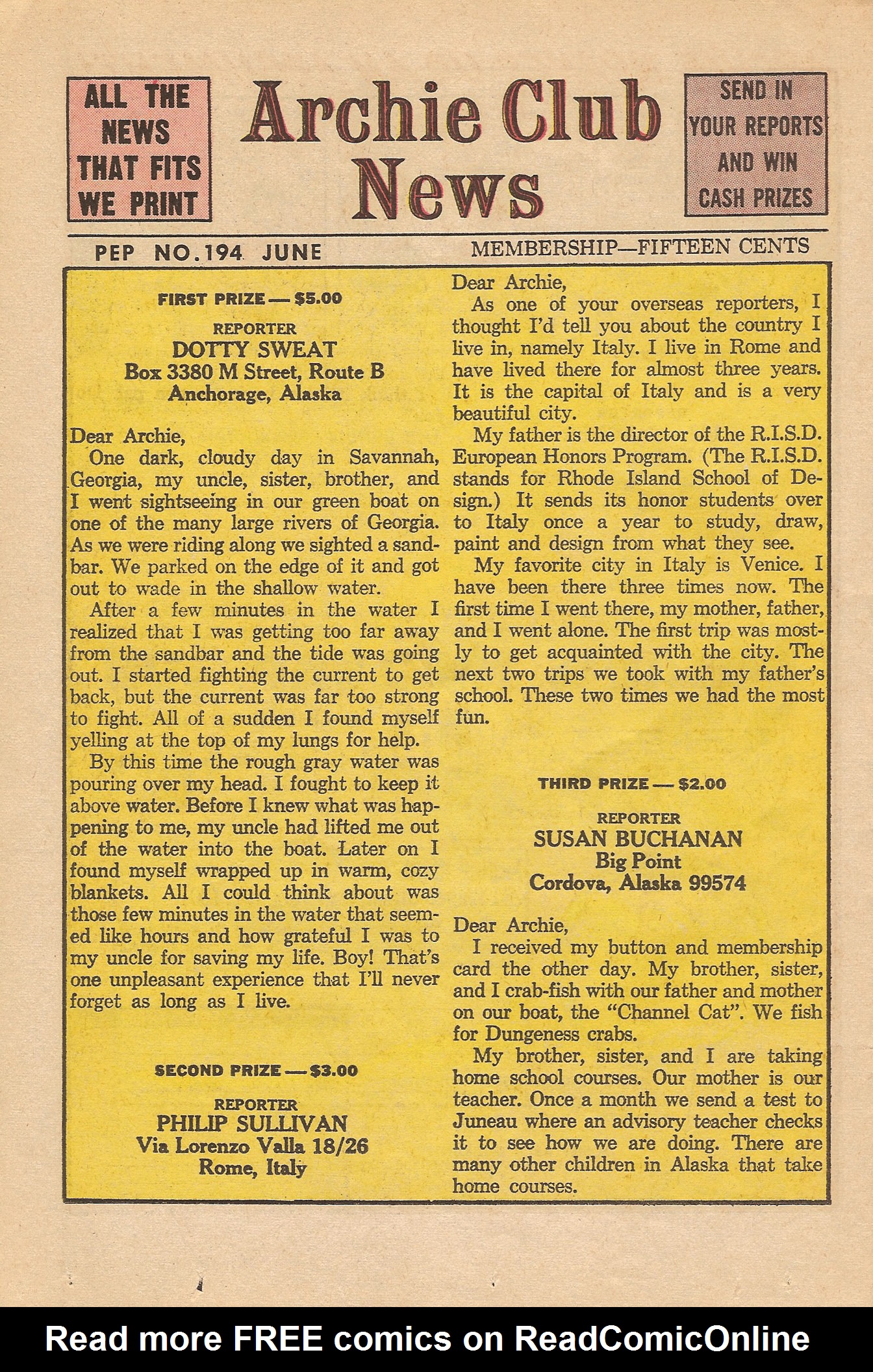 Read online Pep Comics comic -  Issue #194 - 26