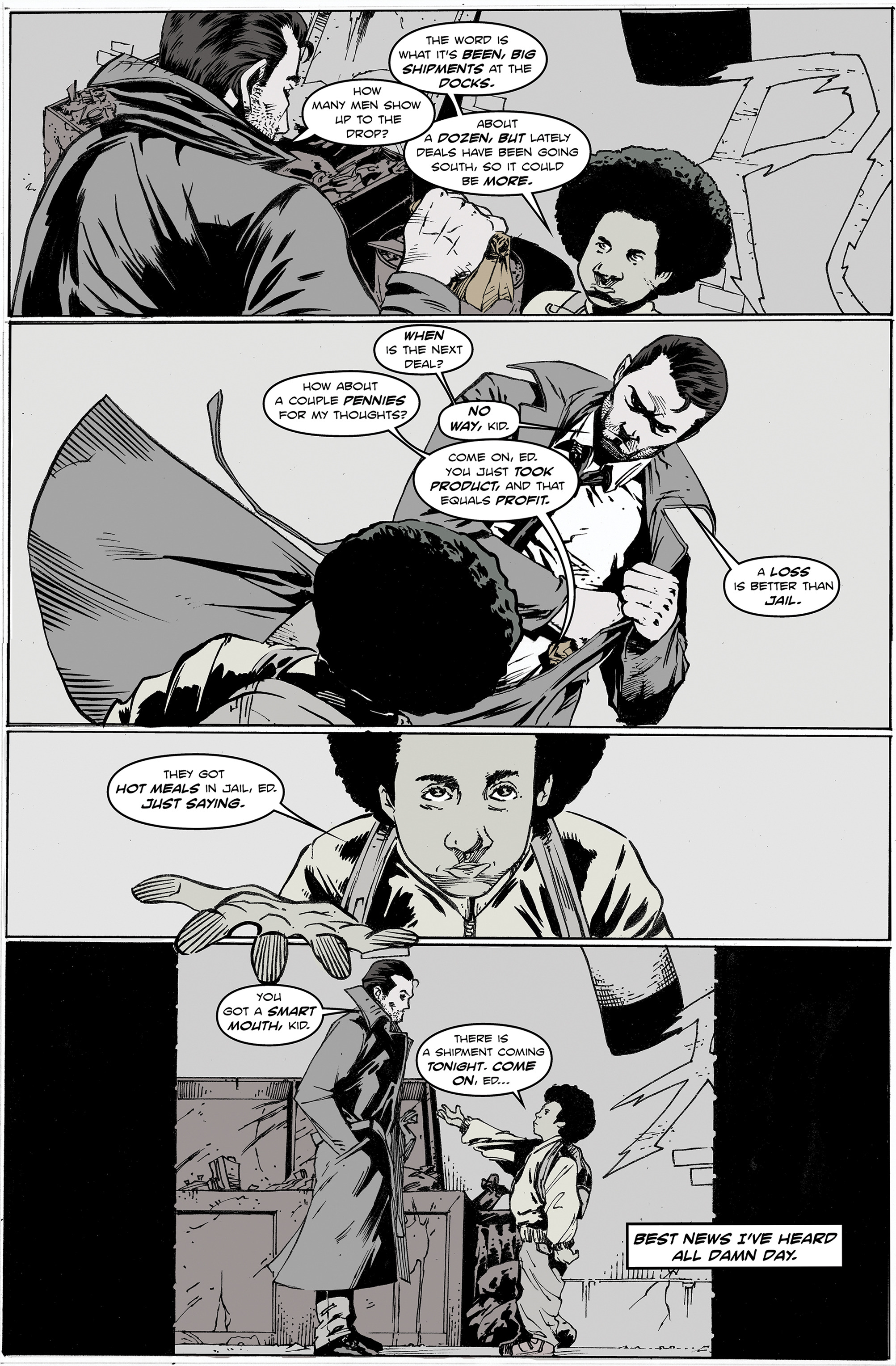 Read online Moros: A Hard Boiled Hero comic -  Issue #1 - 10